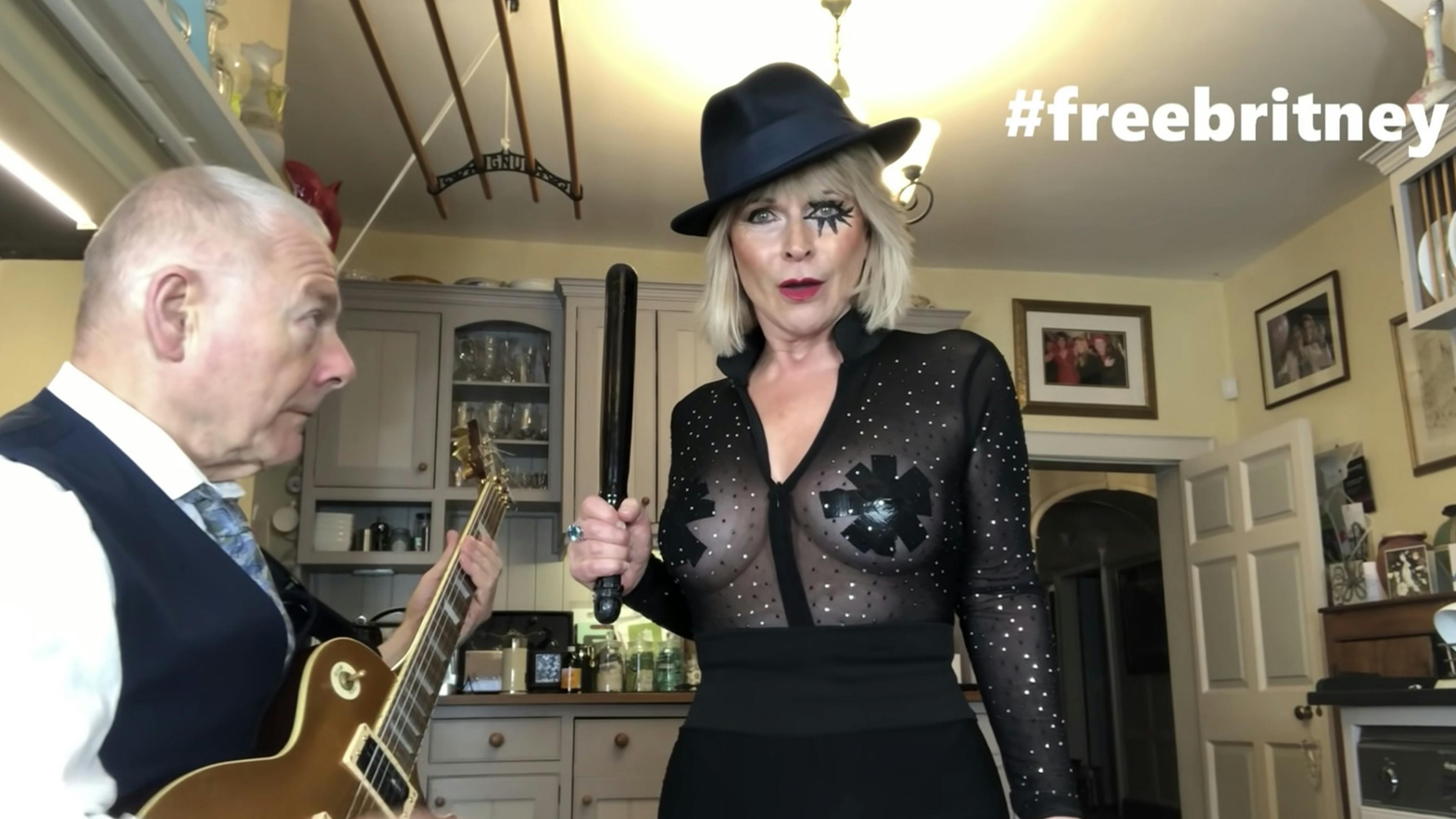 Toyah Willcox and King Crimson’s Robert Fripp cover Toxic by Britney Spears