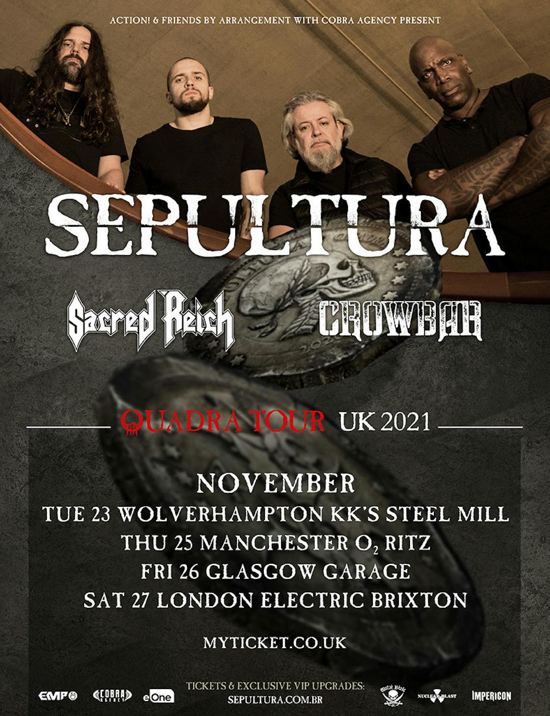 Sepultura announce UK tour with Sacred Reich and Crowbar Kerrang!