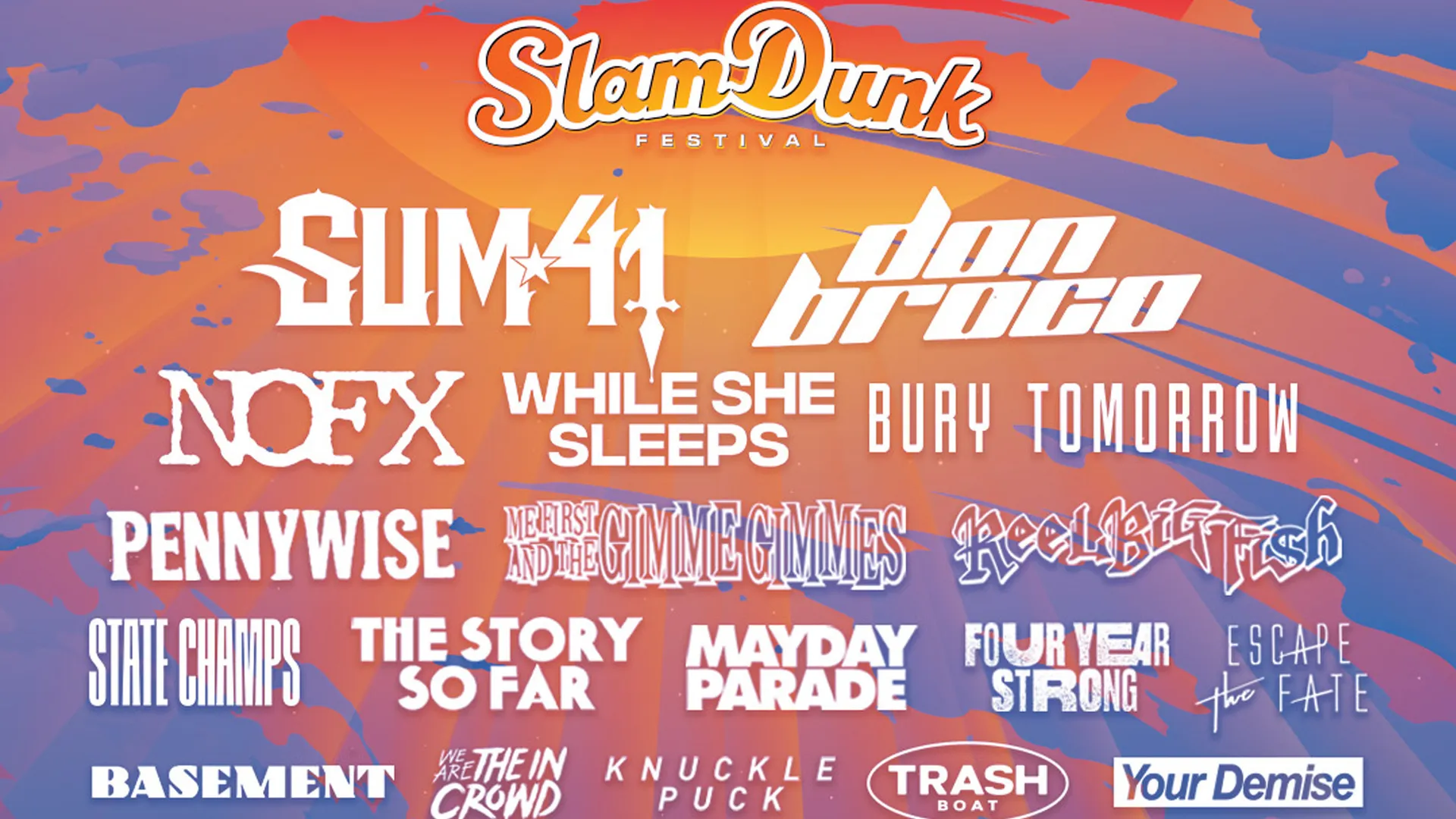 Slam Dunk Festival announce September 2021 line-up | Kerrang!