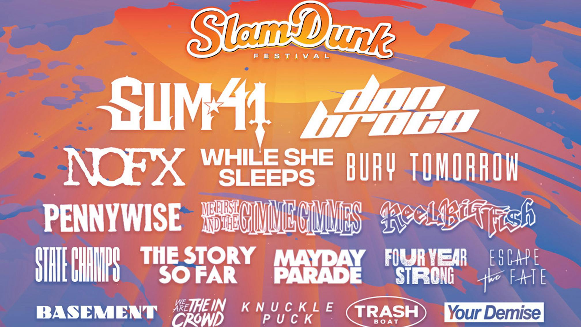 Slam Dunk Festival announce September 2021 line-up