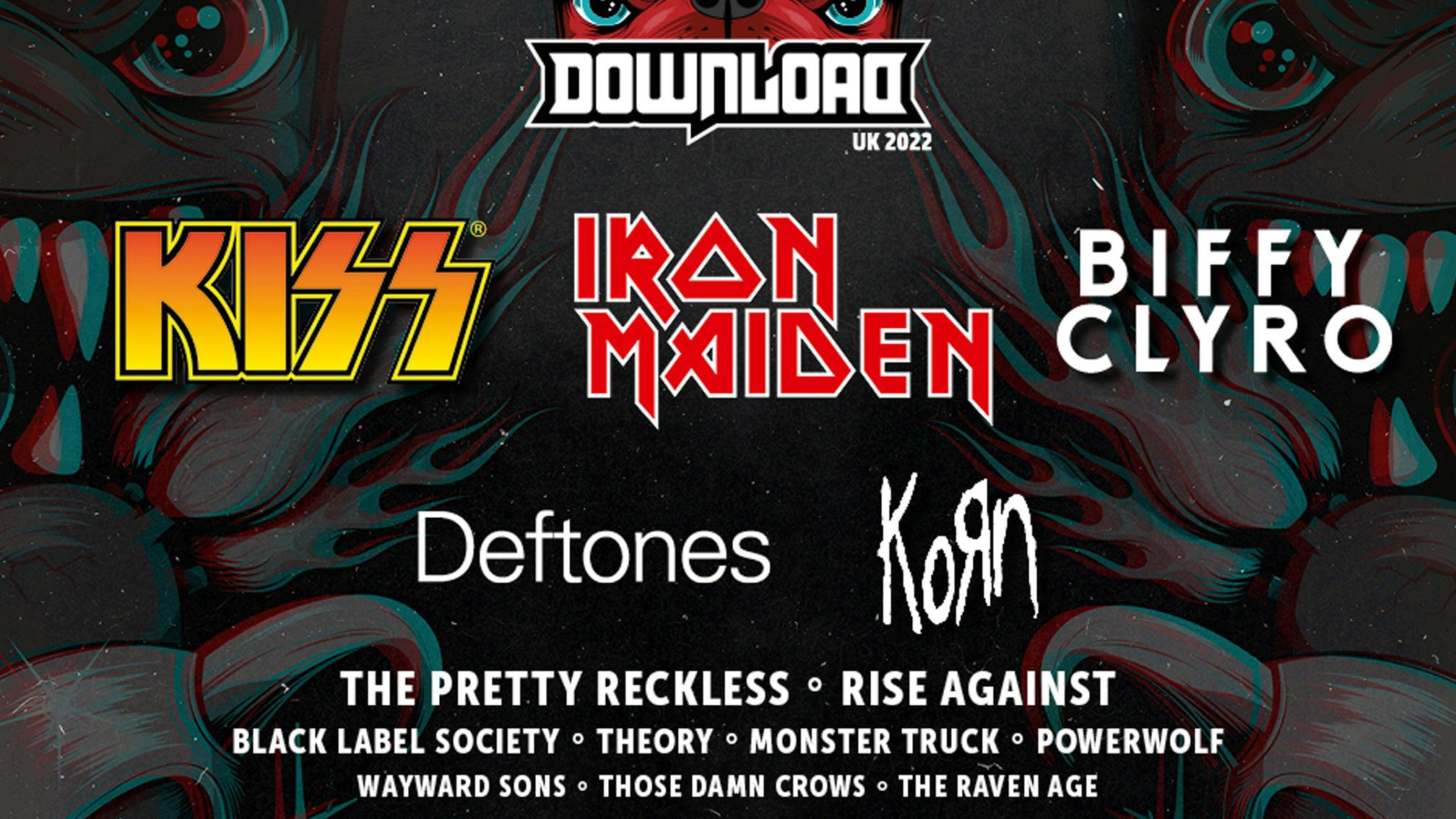 Deftones, Korn, Megadeth and many more announced for Download Festival 2022