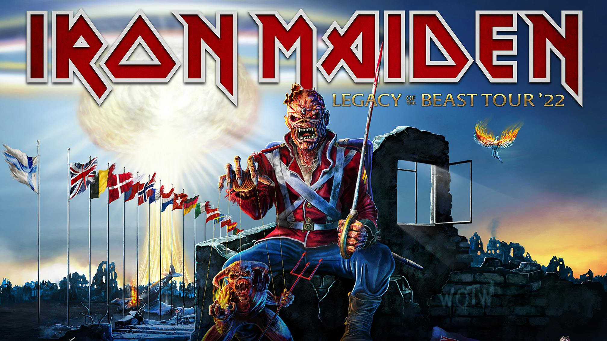 Iron Maiden push back European Legacy Of The Beast tour to 2022