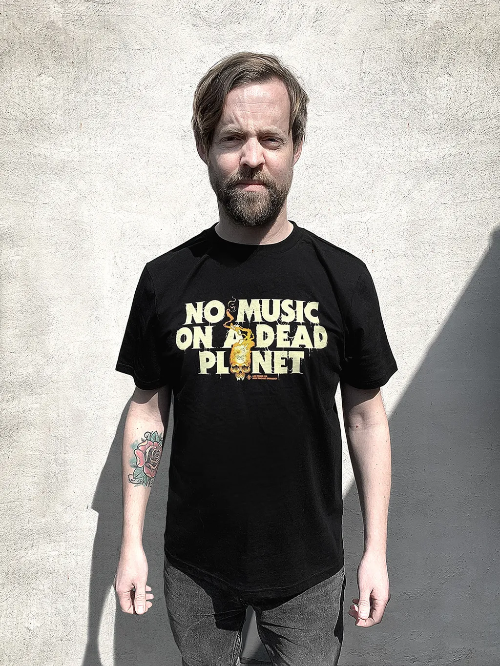 Luke Preece No Music On A Dead Planet shirt