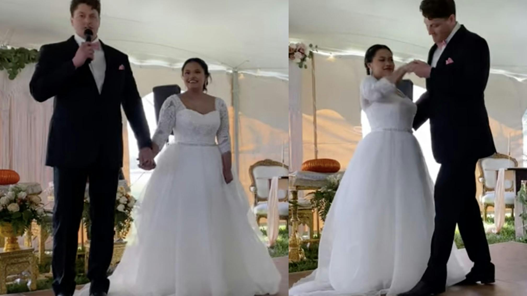Watch: Awesome newlyweds' first wedding dance is Napalm Death’s You Suffer