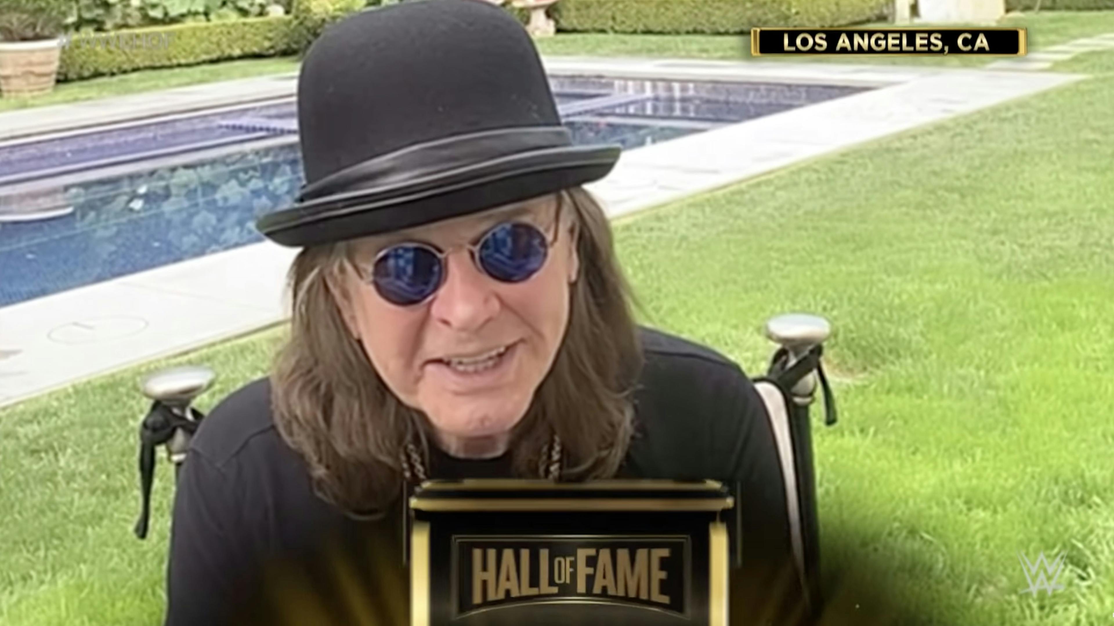 See Ozzy Osbourne's WWE Hall Of Fame 2021 induction