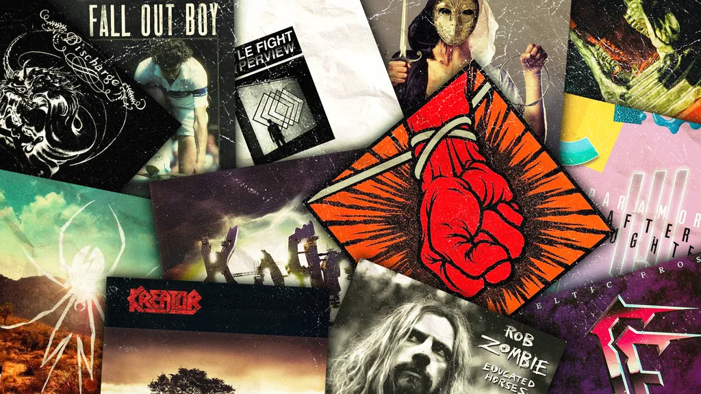 Unexpected albums Metallica Paramore Fall Out Boy My Chem