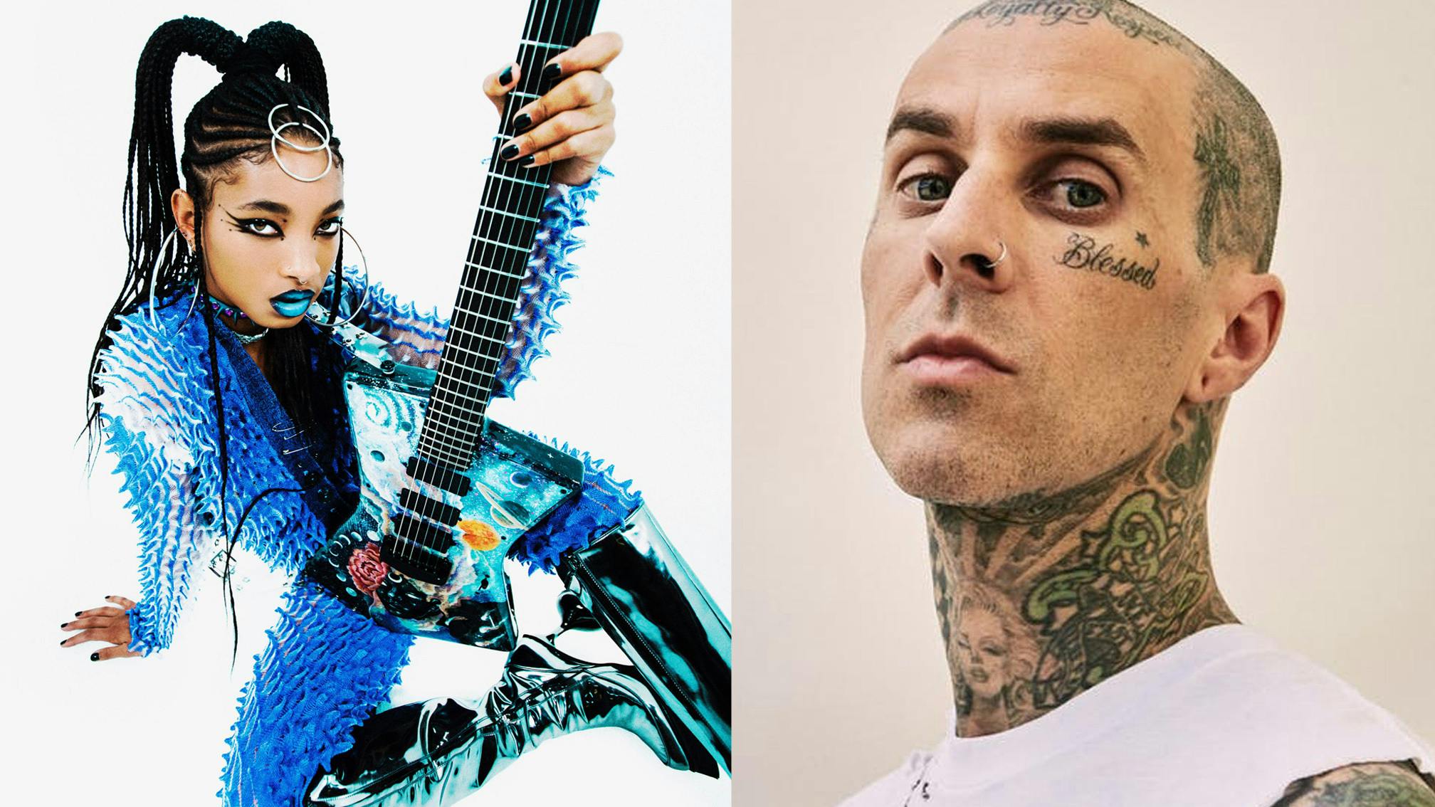 Willow Smith drops new pop-punk collab with blink-182's Travis Barker