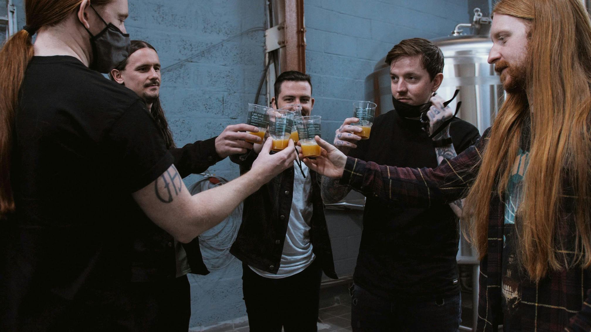 Bleed From Within launch new Fracture beer, proceeds donated to charity