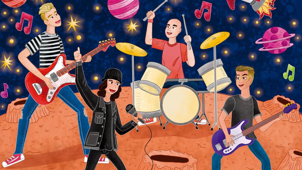 Kellin Quinn and Ryan Key join forces with kids’ author in new band, The First Rock Band On Mars