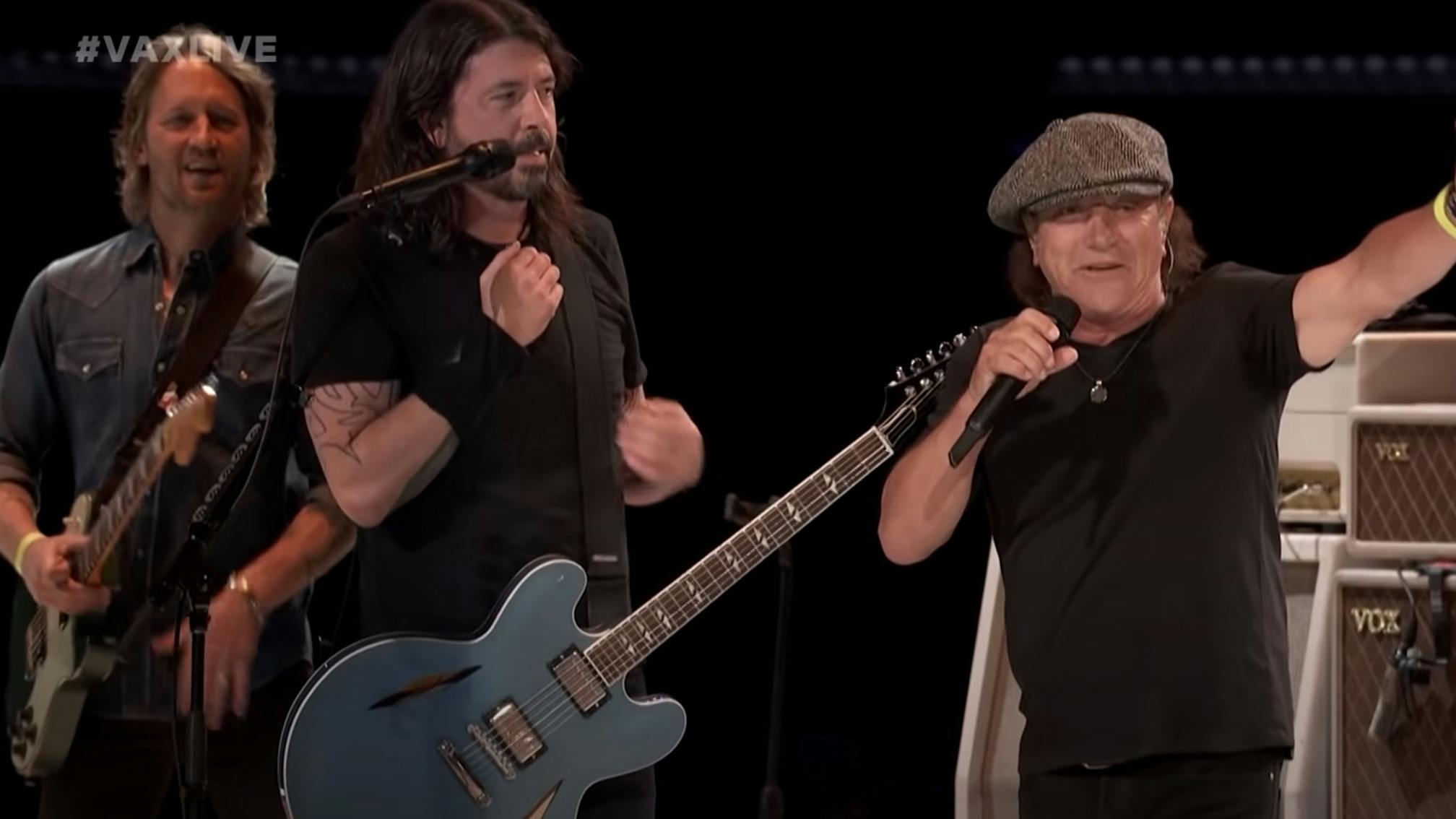 Watch AC/DC's Brian Johnson perform Back In Black with Foo Fighters