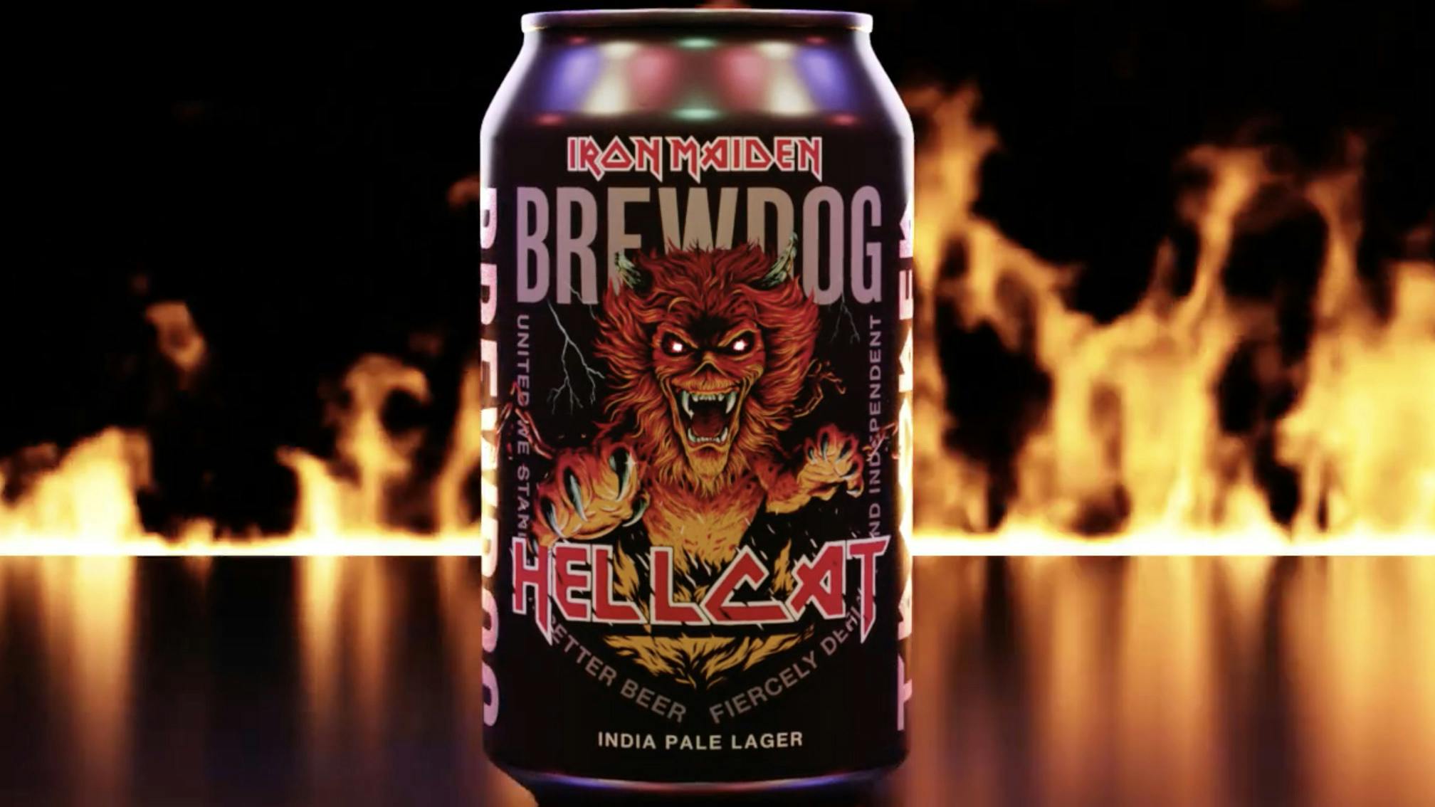 Iron Maiden and BrewDog launch "feisty" new Hellcat lager