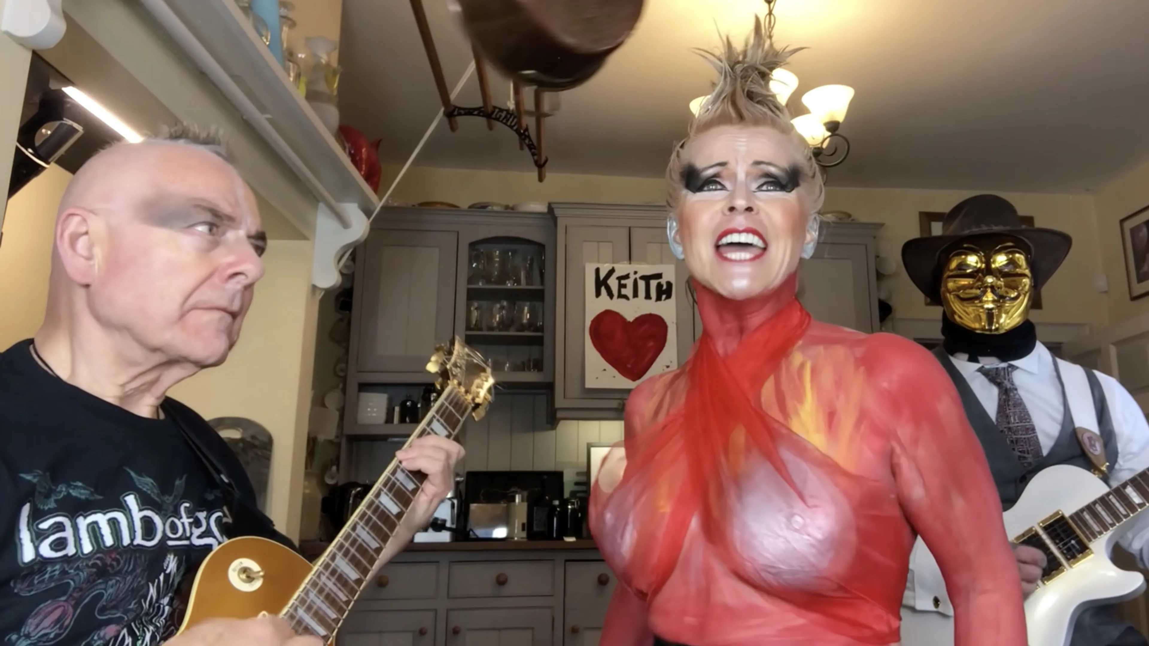 Robert Fripp and Toyah Willcox "as you have never seen them before" cover Firestarter