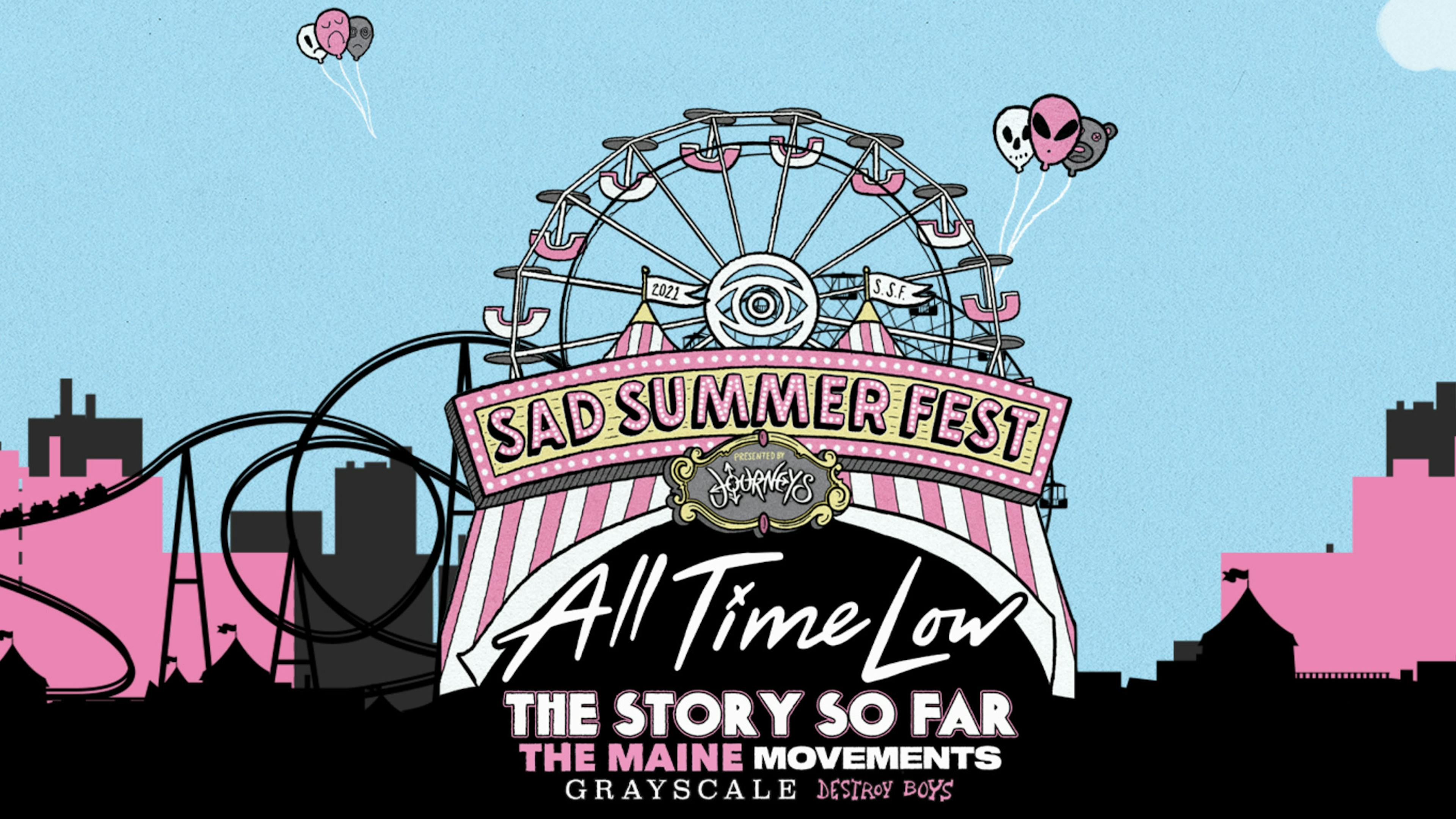 Sad Summer Fest (All Time Low, The Story So Far and more) announce rescheduled tour dates