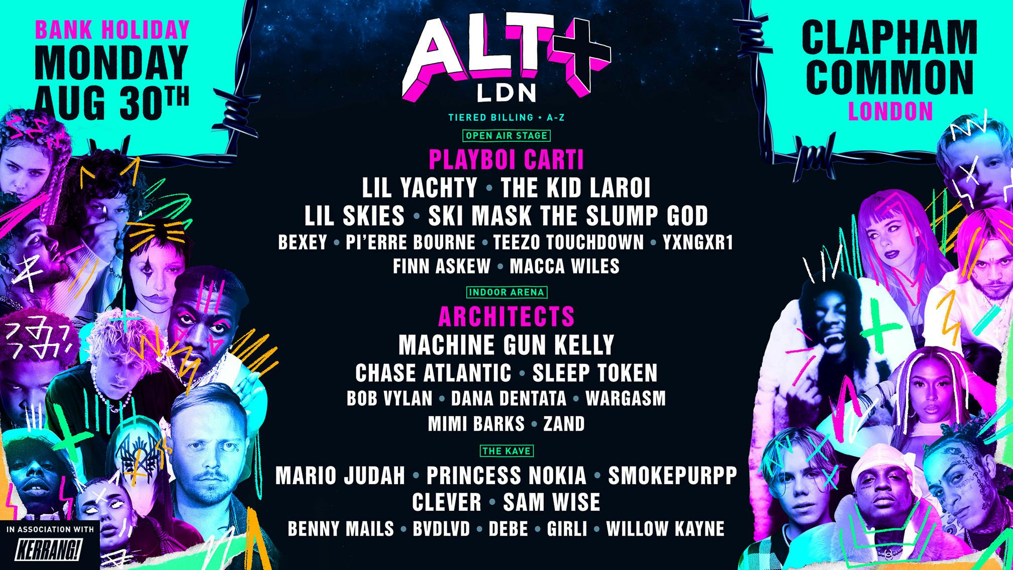 UK’s first rock and hip-hop festival ALT+LDN add Chase Atlantic, Wargasm and more to line-up