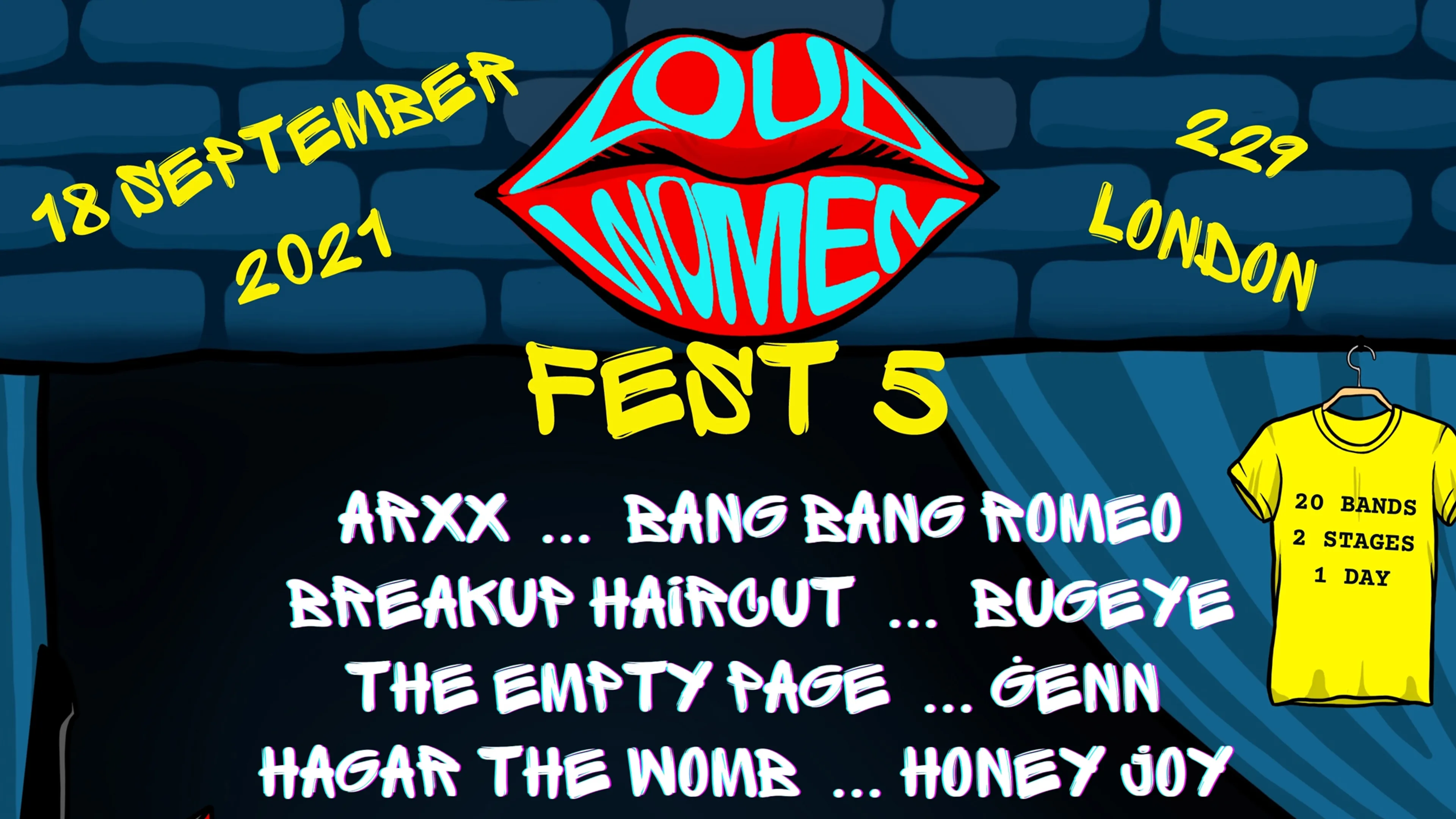 Full line-up confirmed for fifth edition of London's LOUD WOMEN Fest