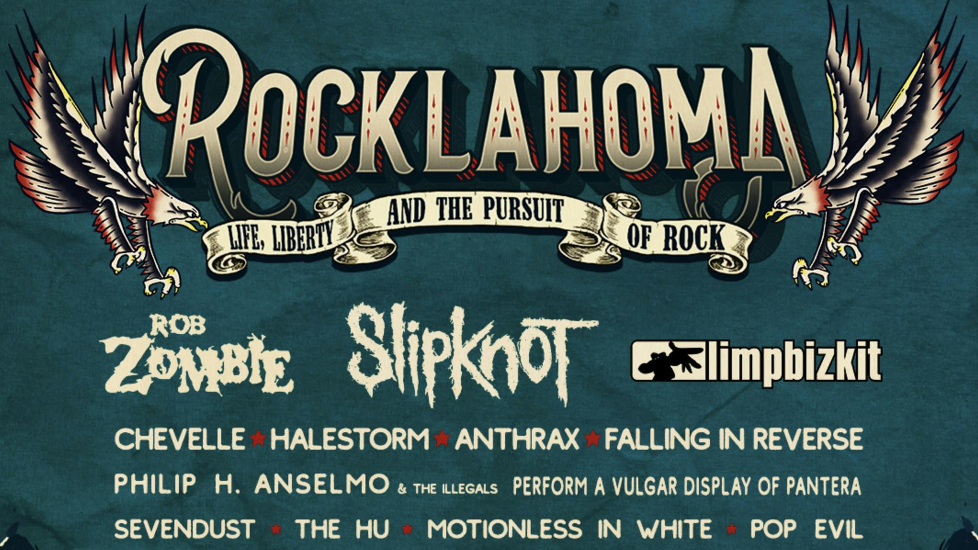 Slipknot, Rob Zombie, Limp Bizkit and more announced for Rocklahoma 2021