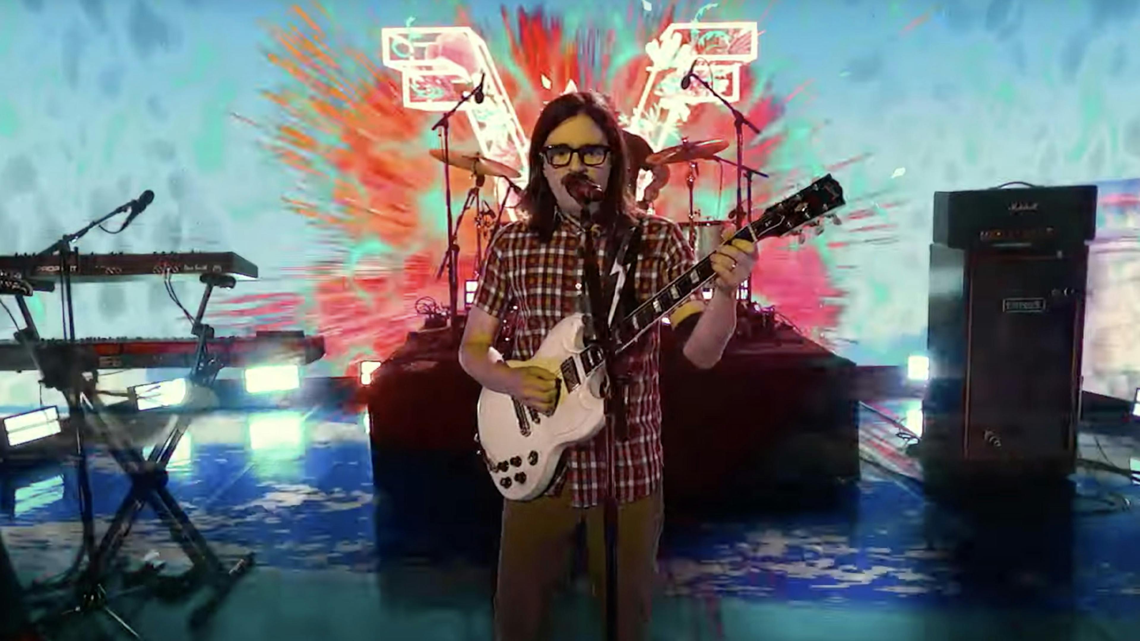Weezer make fun of Pitchfork and aim for the Super Bowl halftime show on infectious new single