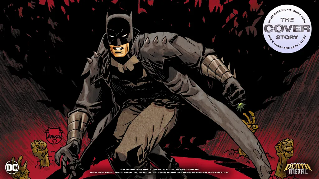 DC Dark Nights Death Metal Kerrang cover story header