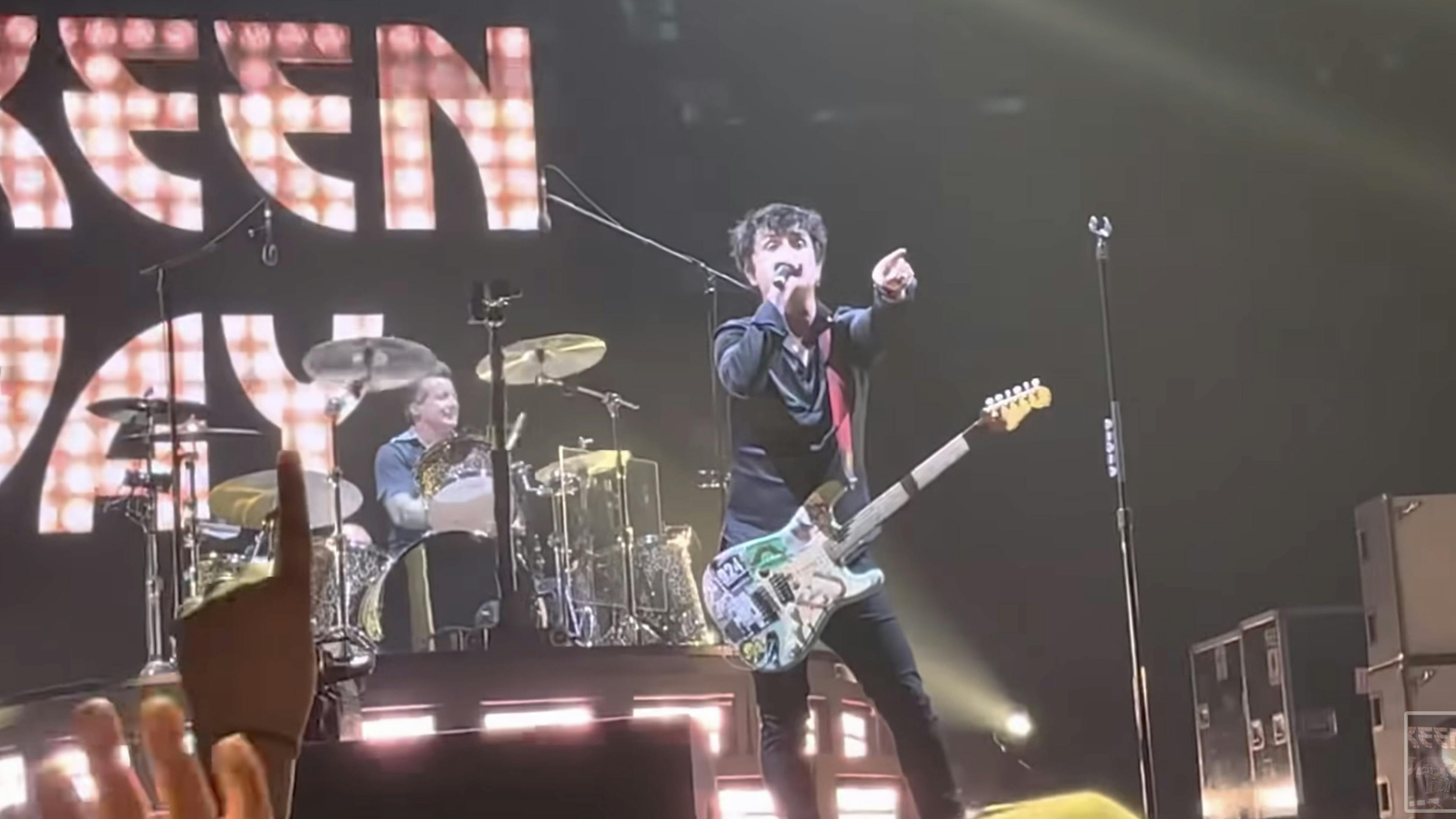 Watch Green Day's KISS-approved cover of Rock And Roll All Nite on Hella Mega Tour