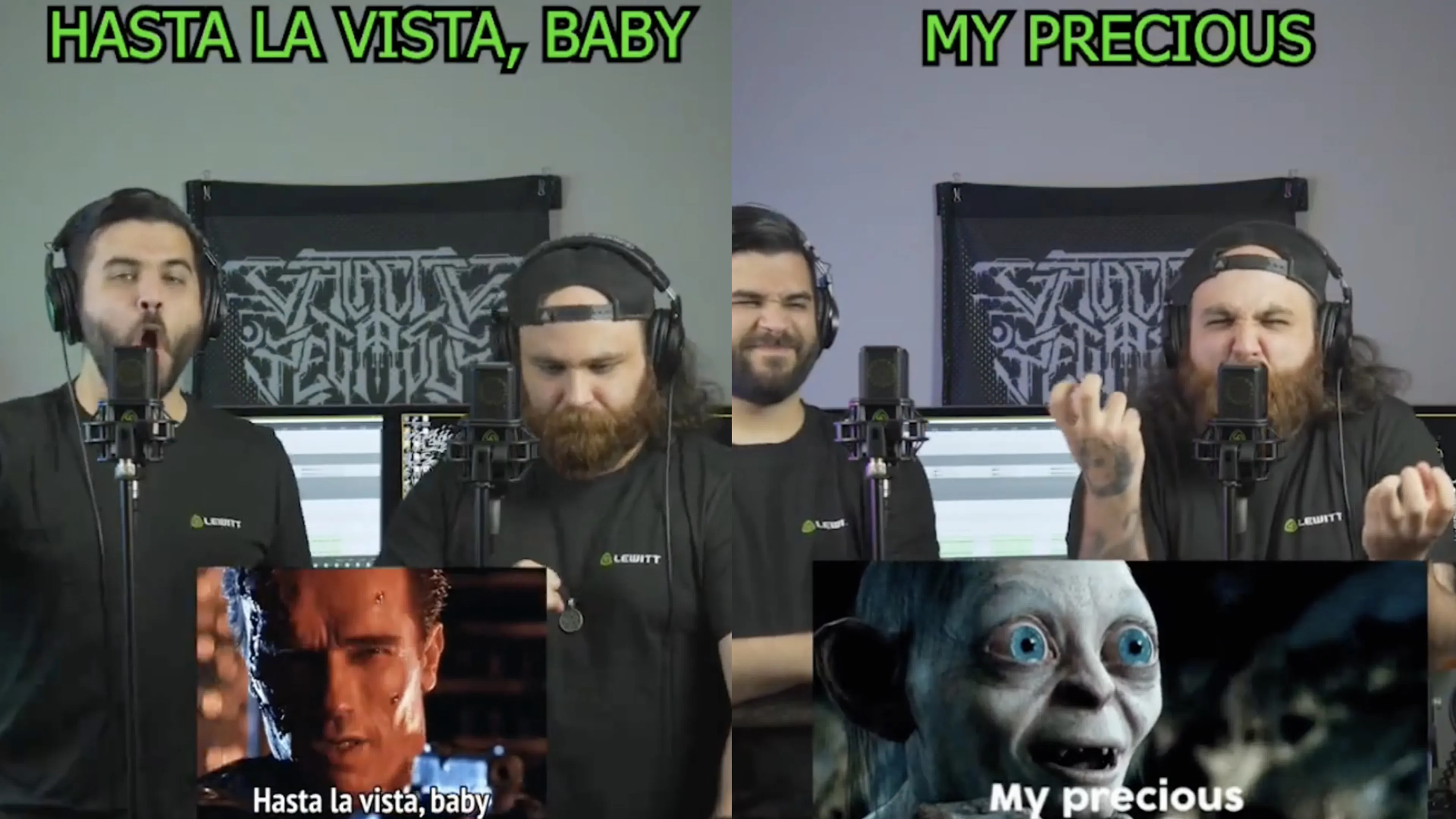 These iconic movie quotes turned into heavy metal screams are genius