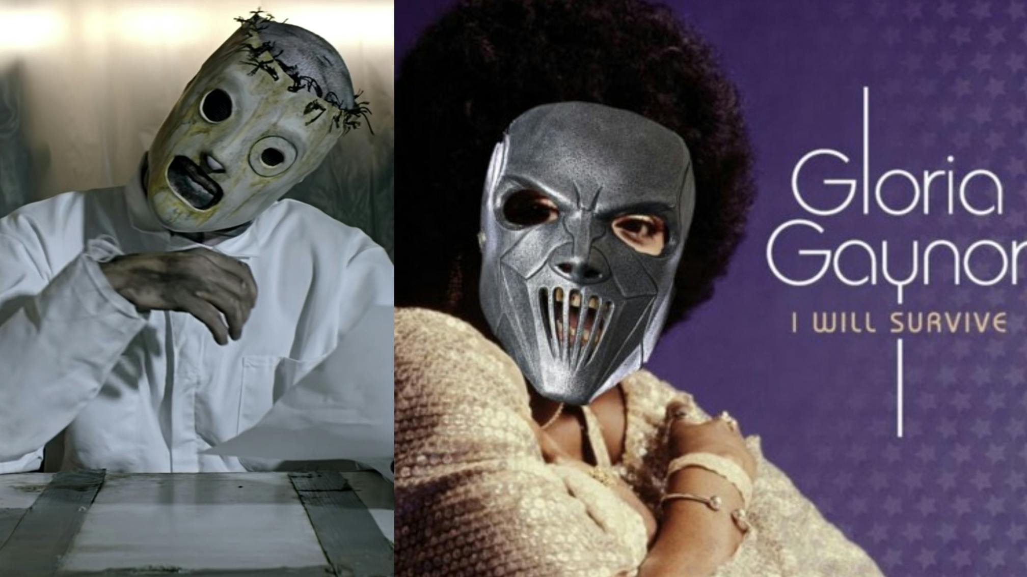 This mash-up of Slipknot's The Devil In I and Gloria Gaynor's I Will Survive is truly glorious