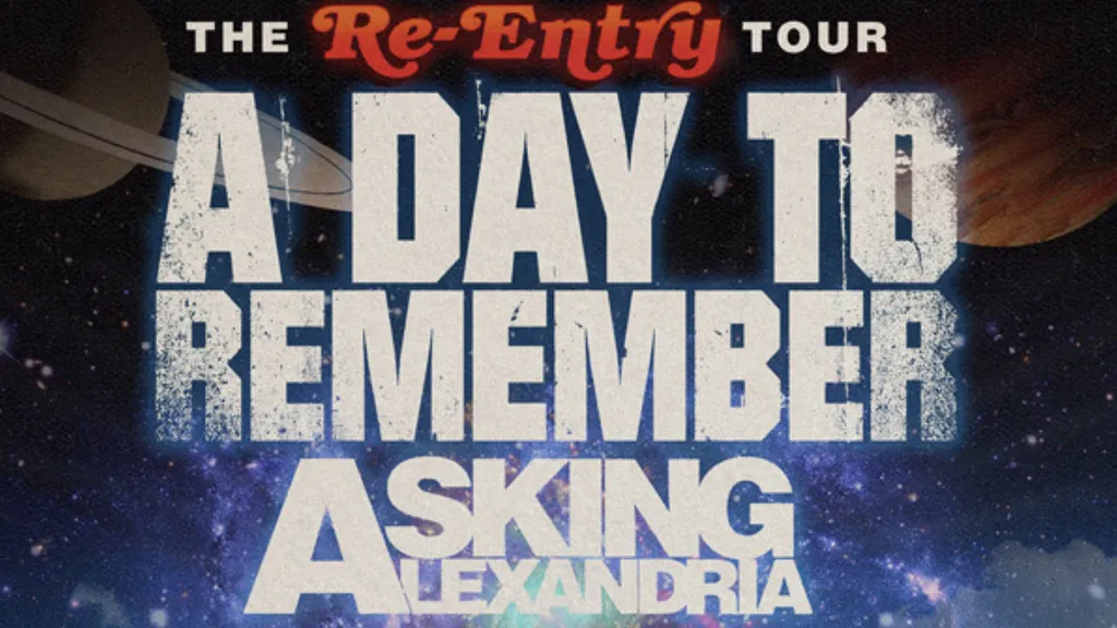 A Day To Remember Asking Alexandria Re Entry tour header