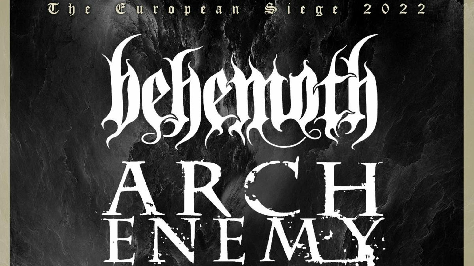 Behemoth and Arch Enemy postpone European Siege tour to 2022