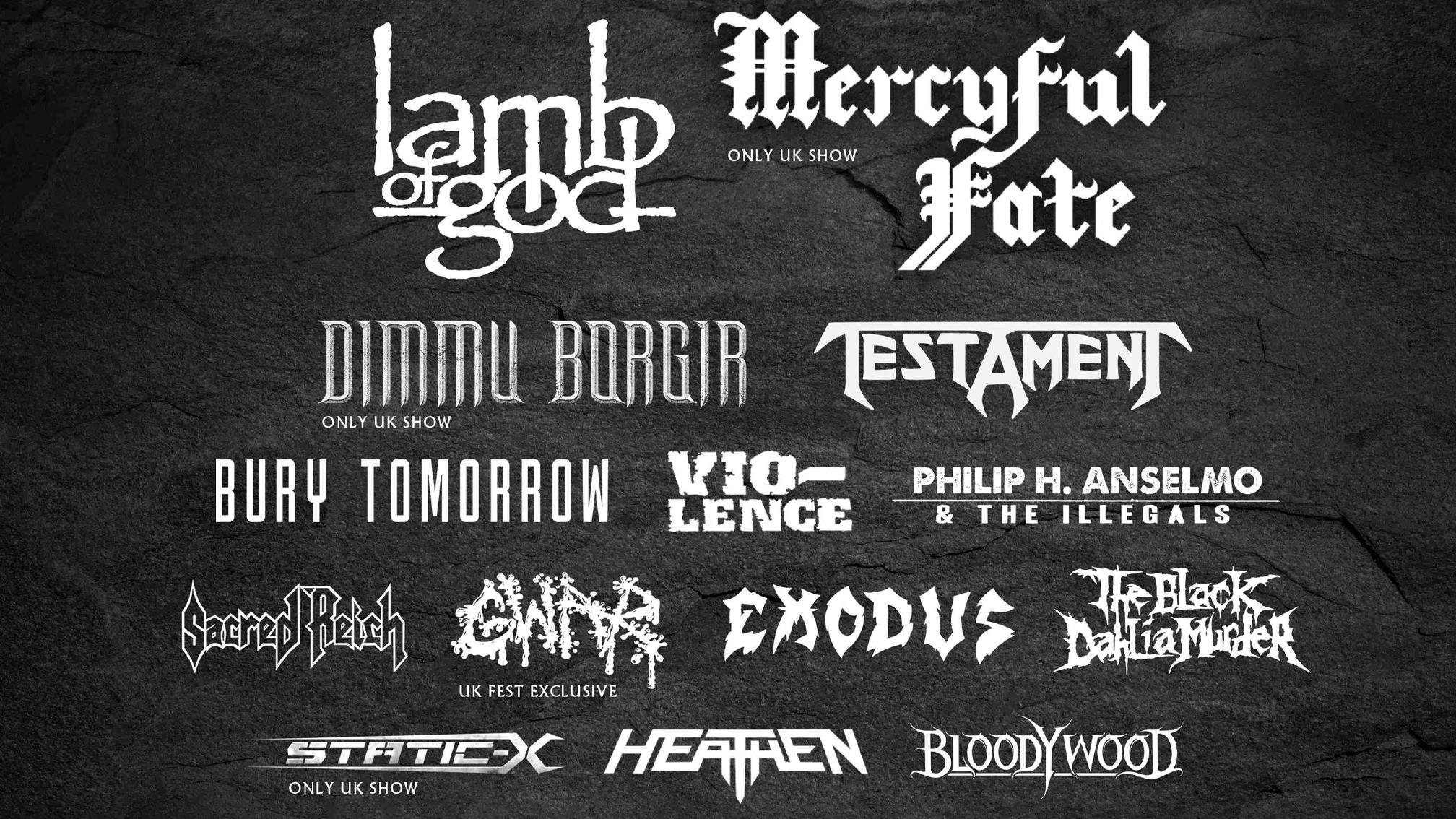 Lamb Of God, Mercyful Fate and 15 more bands confirmed for Bloodstock 2022
