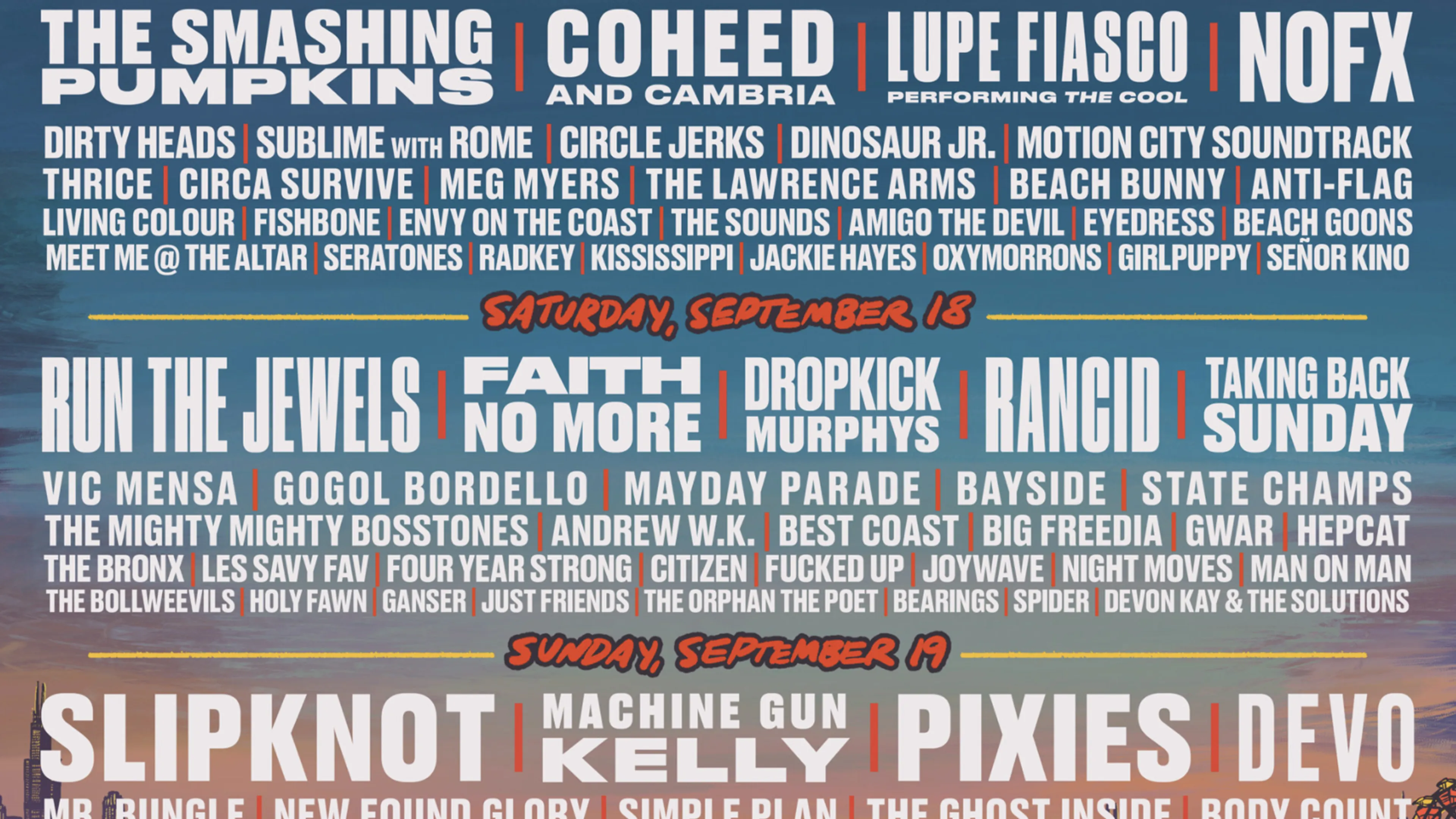 Slipknot replace Nine Inch Nails at next month's Riot Fest