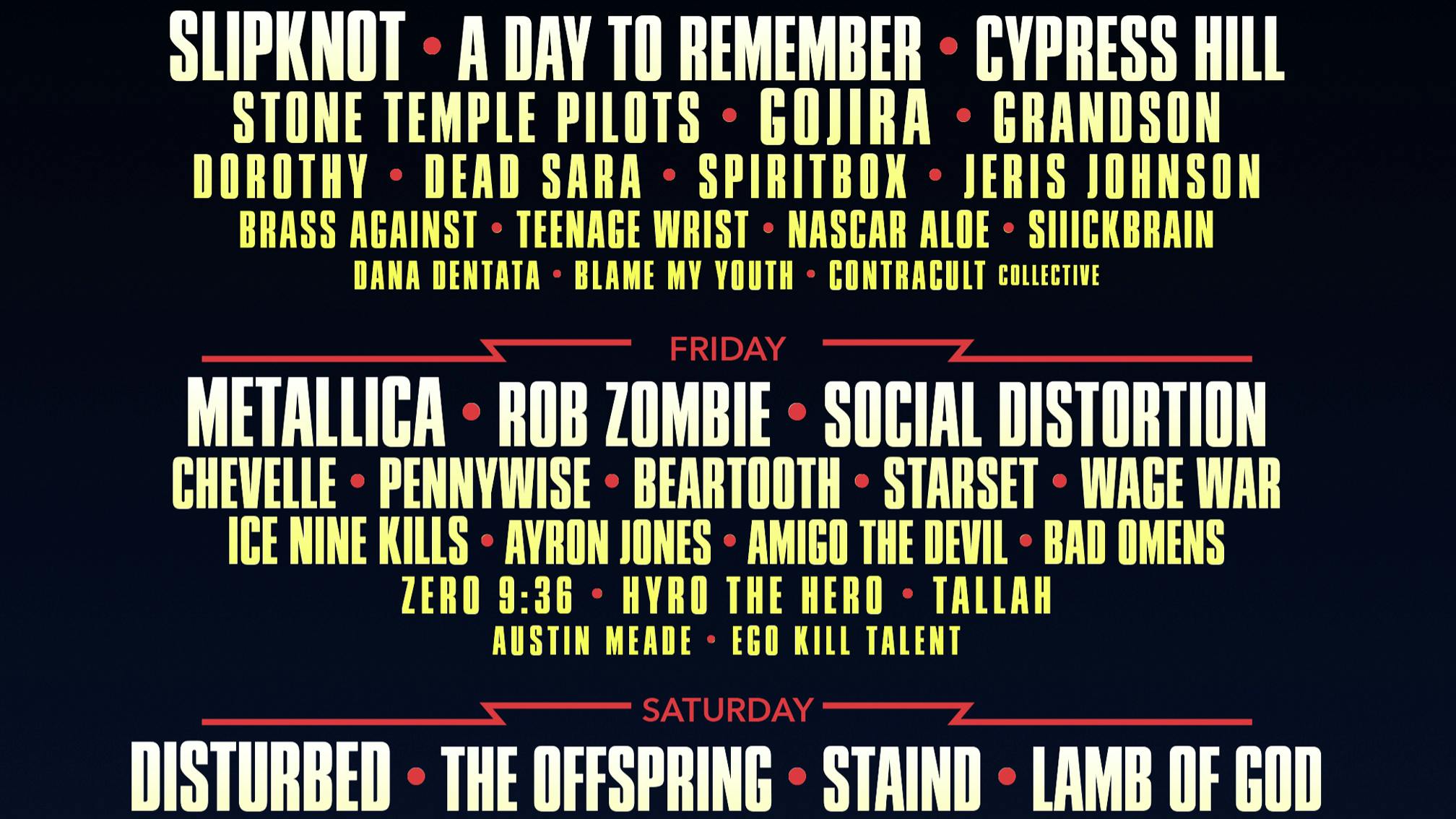 Slipknot, A Day To Remember and Gojira added to Welcome To Rockville