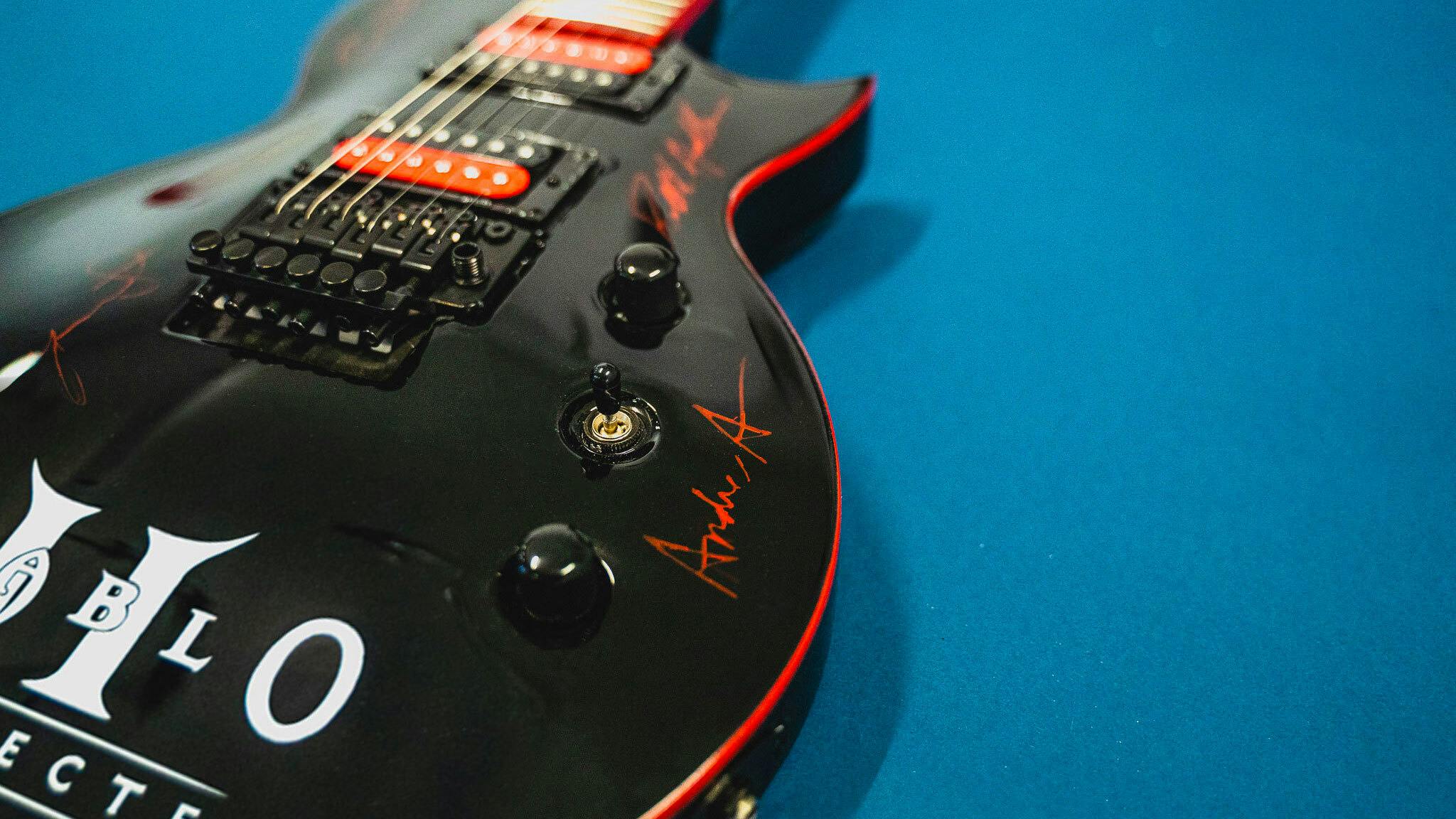 Win a signed Diablo II Resurrected Kramer guitar