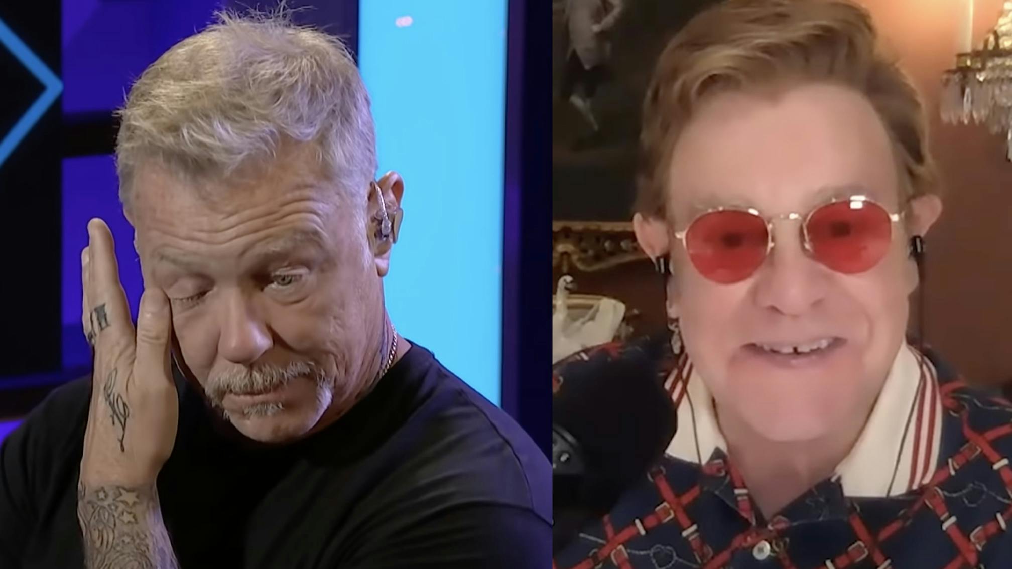 Elton John calls Nothing Else Matters "one of the best songs ever written", makes James Hetfield well up