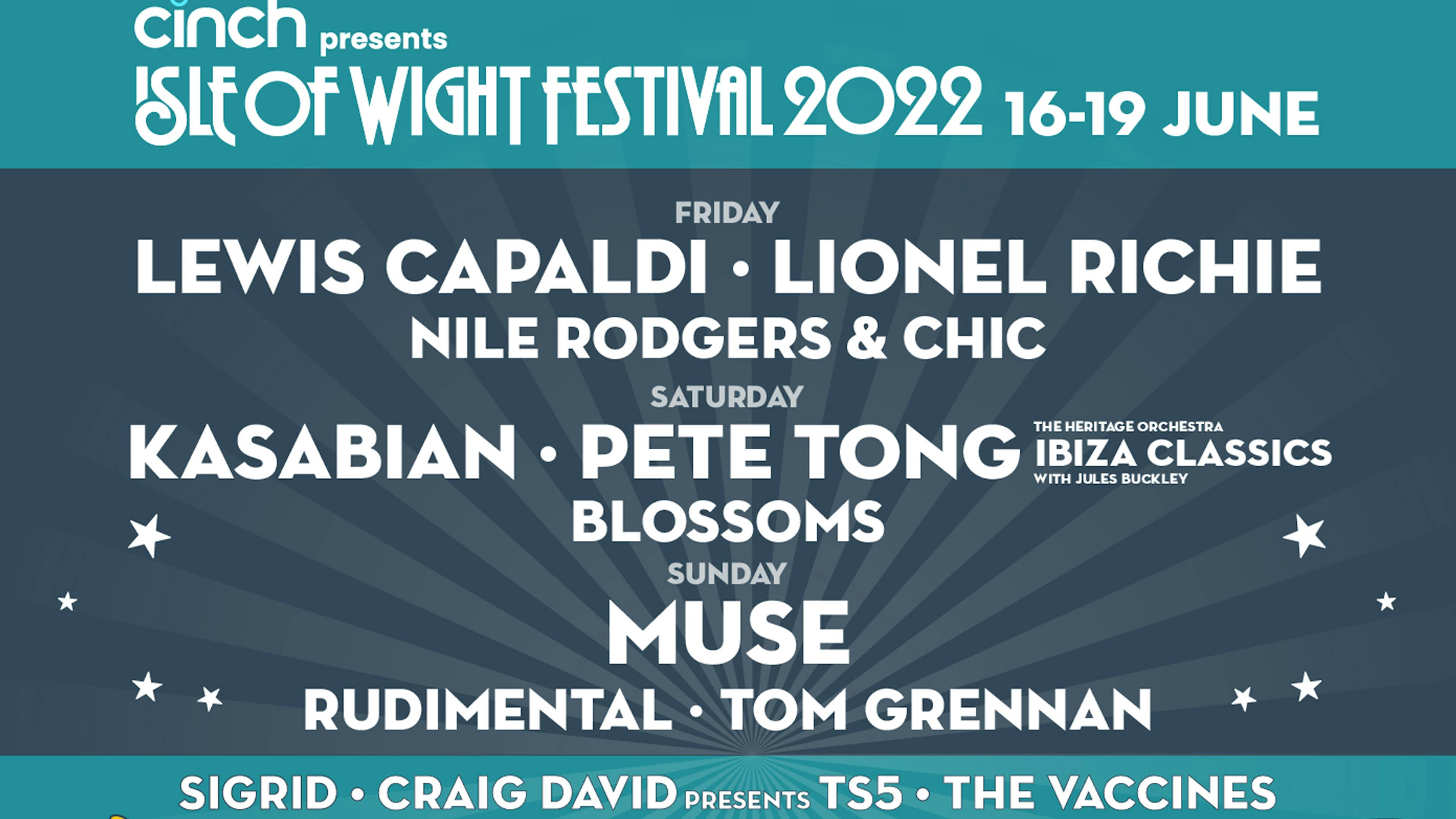 Muse to headline Isle Of Wight Festival 2022