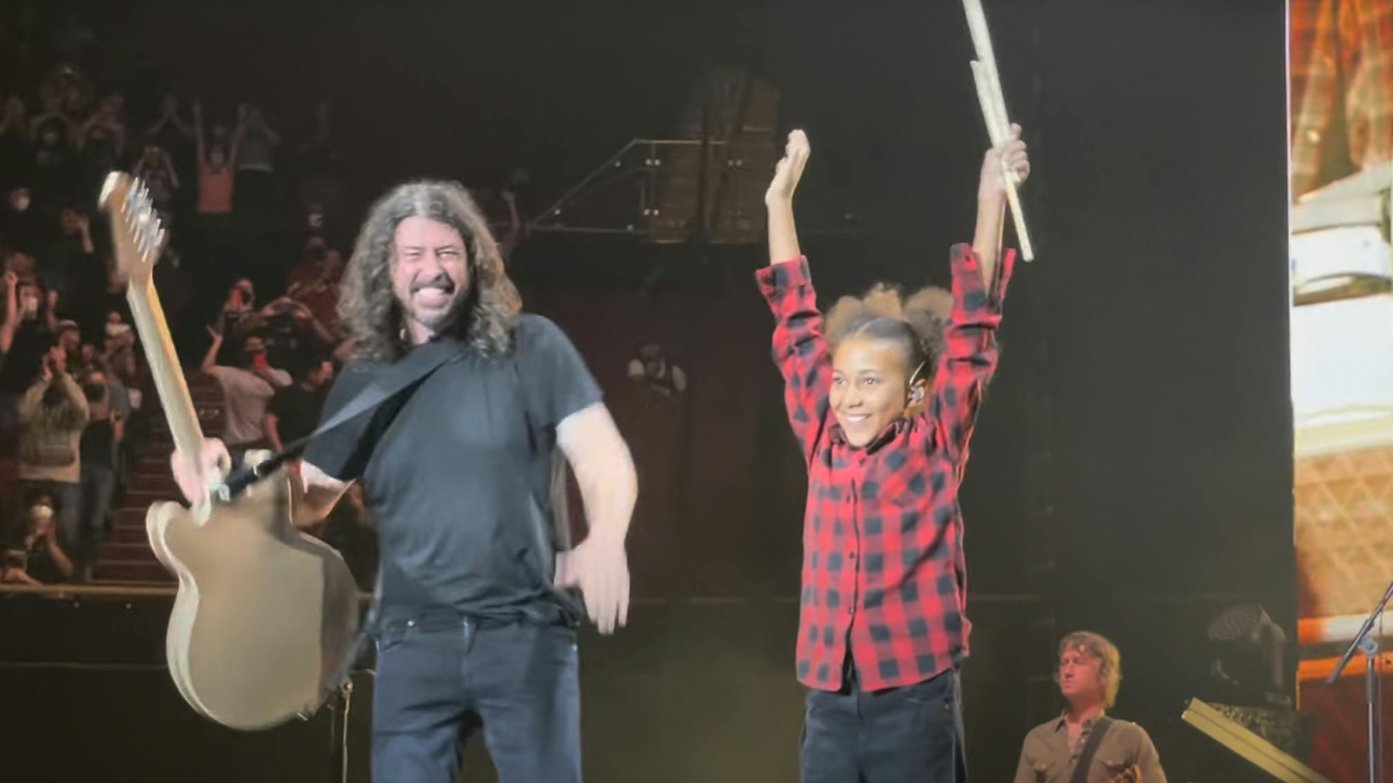 Nandi Bushell says drumming with Foo Fighters was "the best night of my entire life"