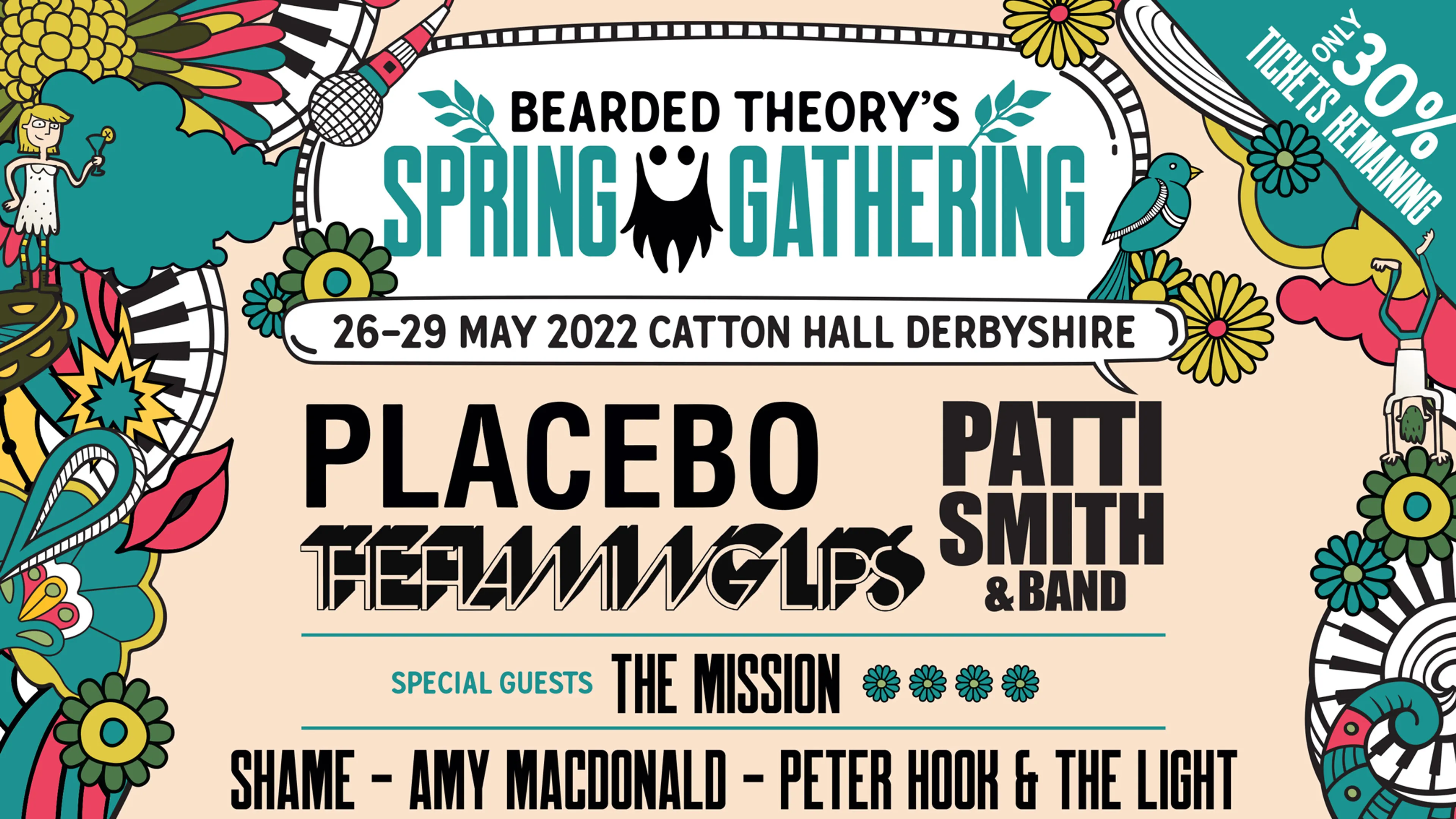 Placebo announce exclusive 2022 UK festival show headlining Bearded Theory’s Spring Gathering