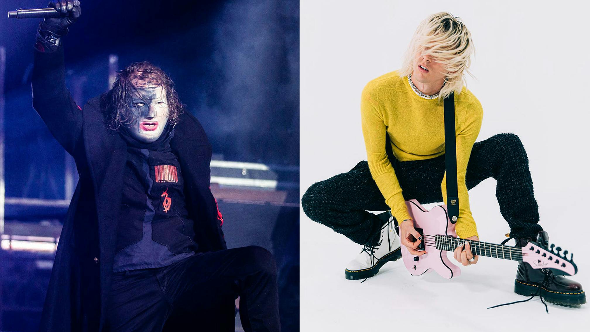 MGK disses Slipknot for "being 50 years old wearing a f*cking weird mask"