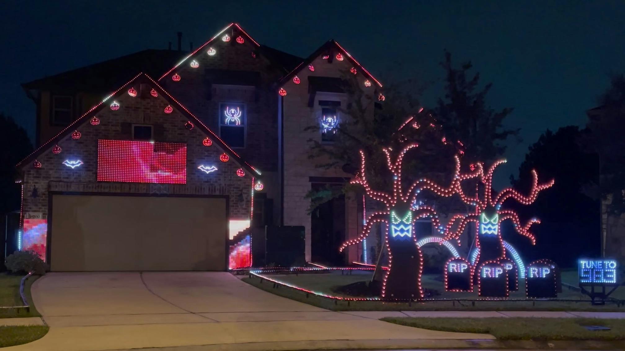 Nightmare come true: This Avenged Sevenfold Halloween light show absolutely rules
