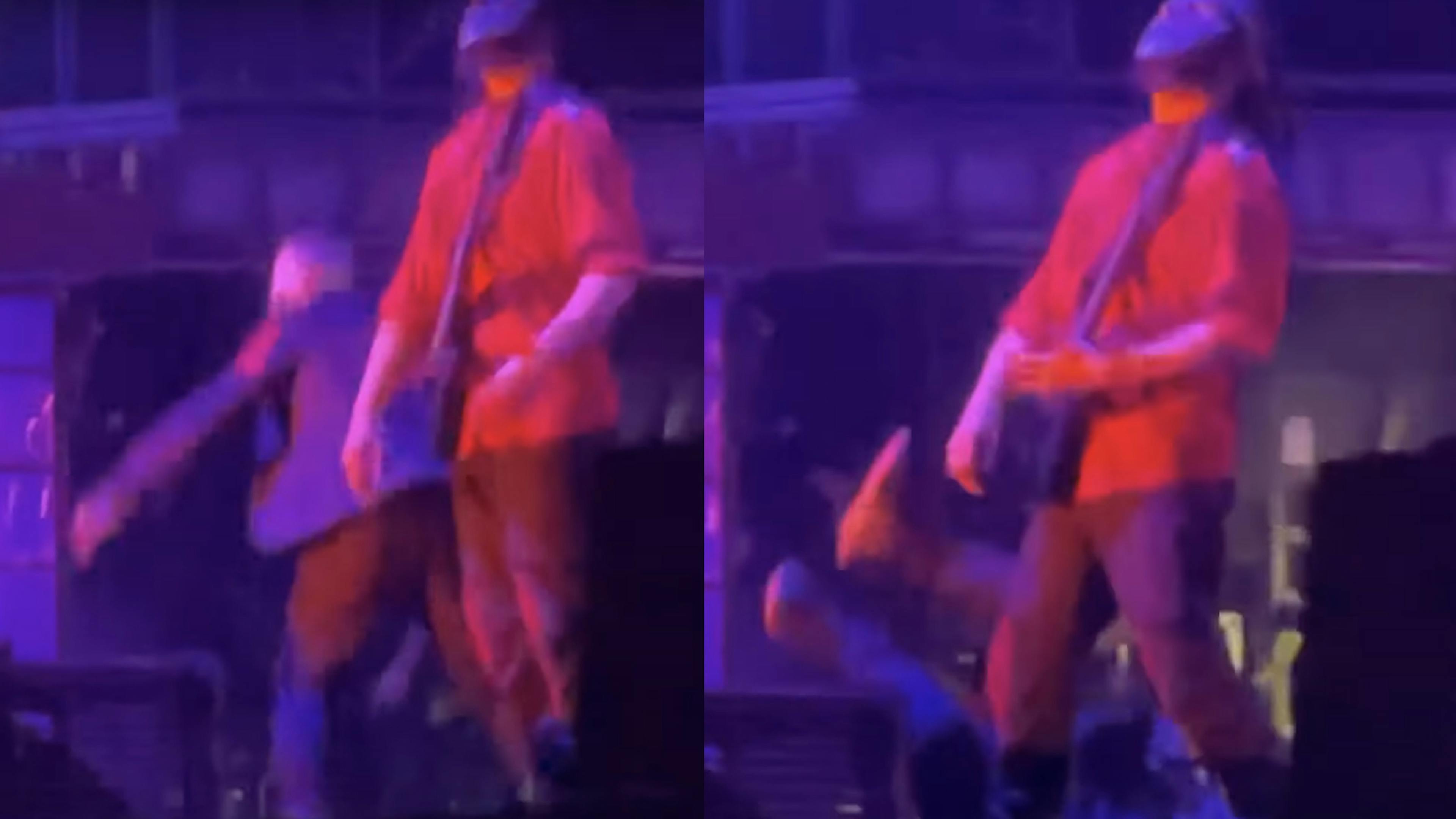 Watch: Corey Taylor does mid-song front-flip at Knotfest Iowa