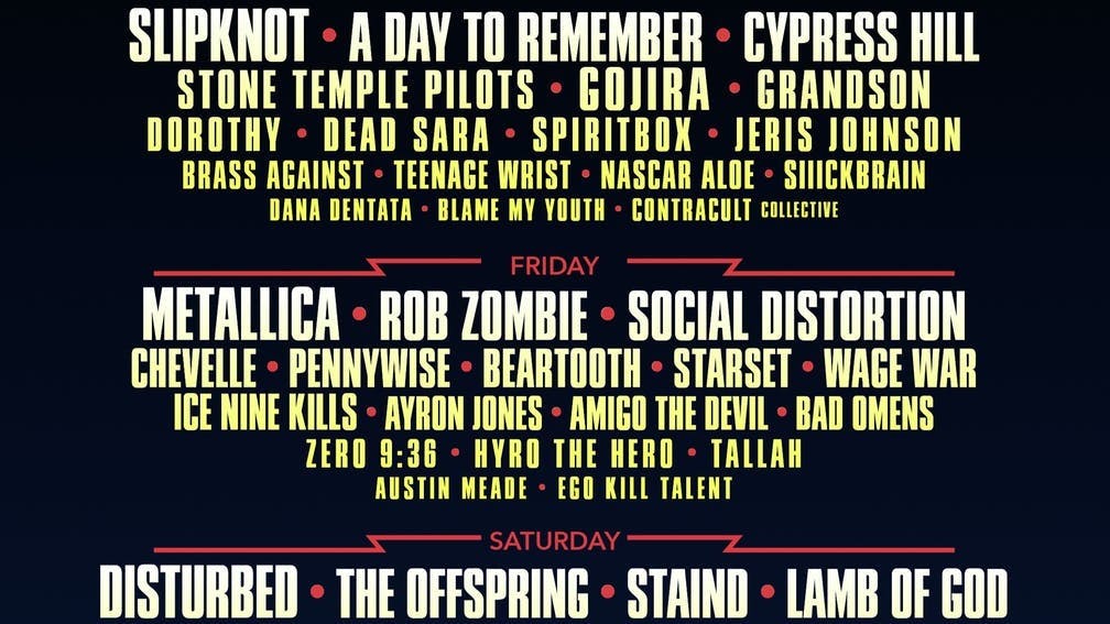 Stream Slipknot, Rob Zombie, Code Orange and more from Welcome To Rockville this weekend