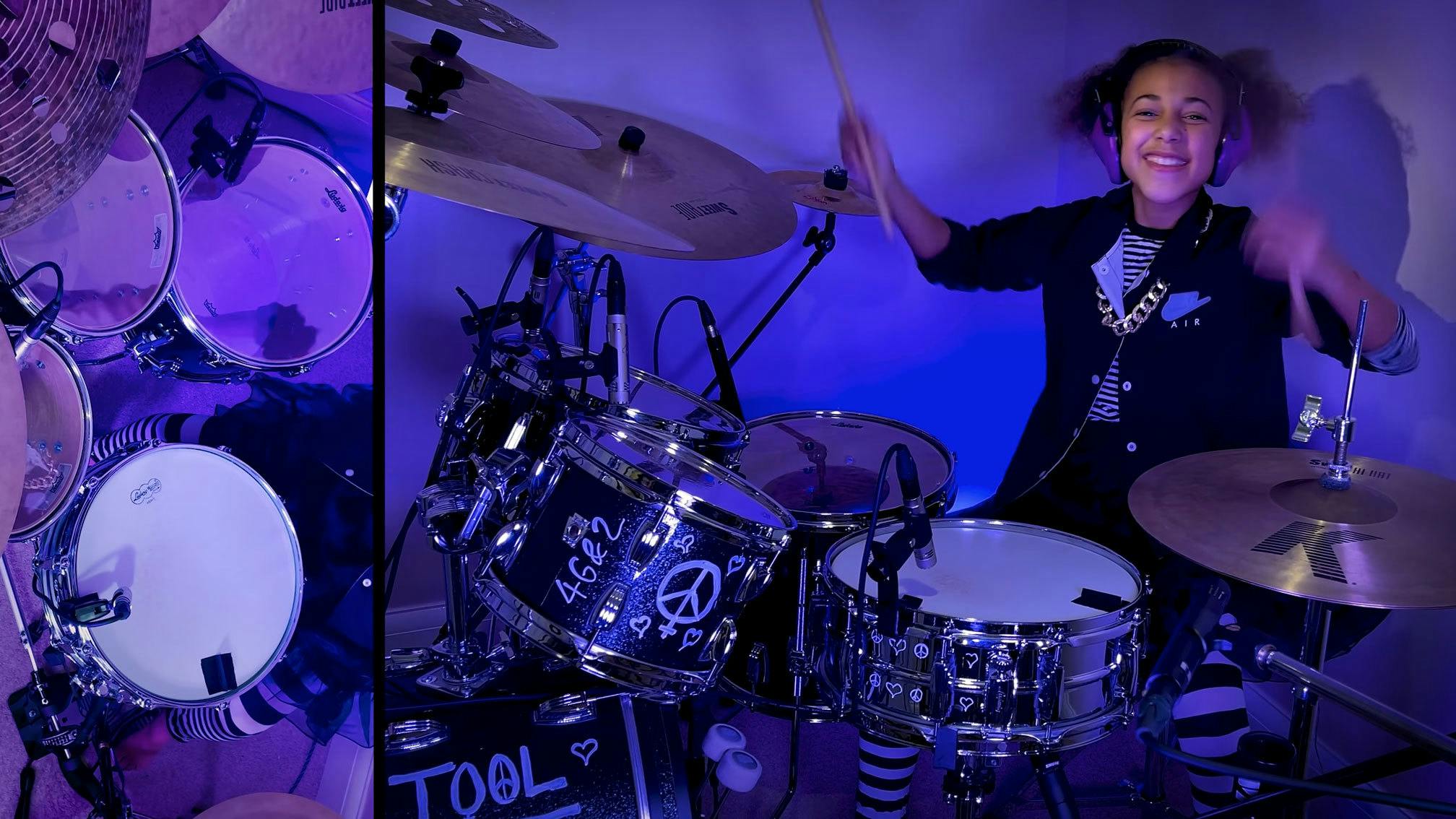 Nandi Bushell unveils “most challenging” drum cover so far, Tool’s Forty Six & 2