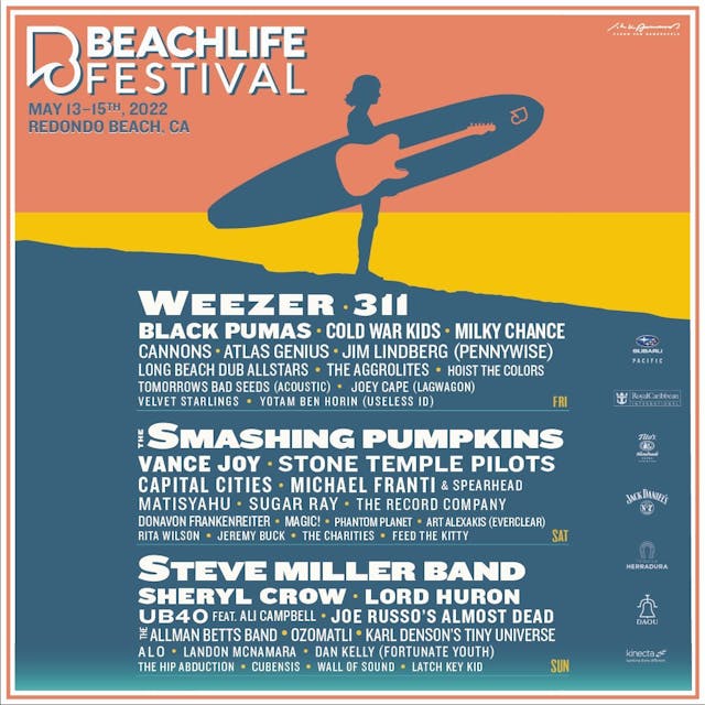 Weezer, Smashing Pumpkins and more for BeachLife Festival… Kerrang!