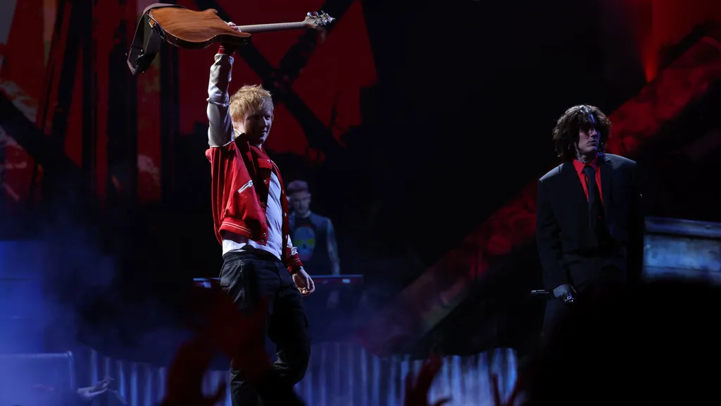 Ed Sheeran Bring Me The Horizon BRIT 2022 credit JM Enternational