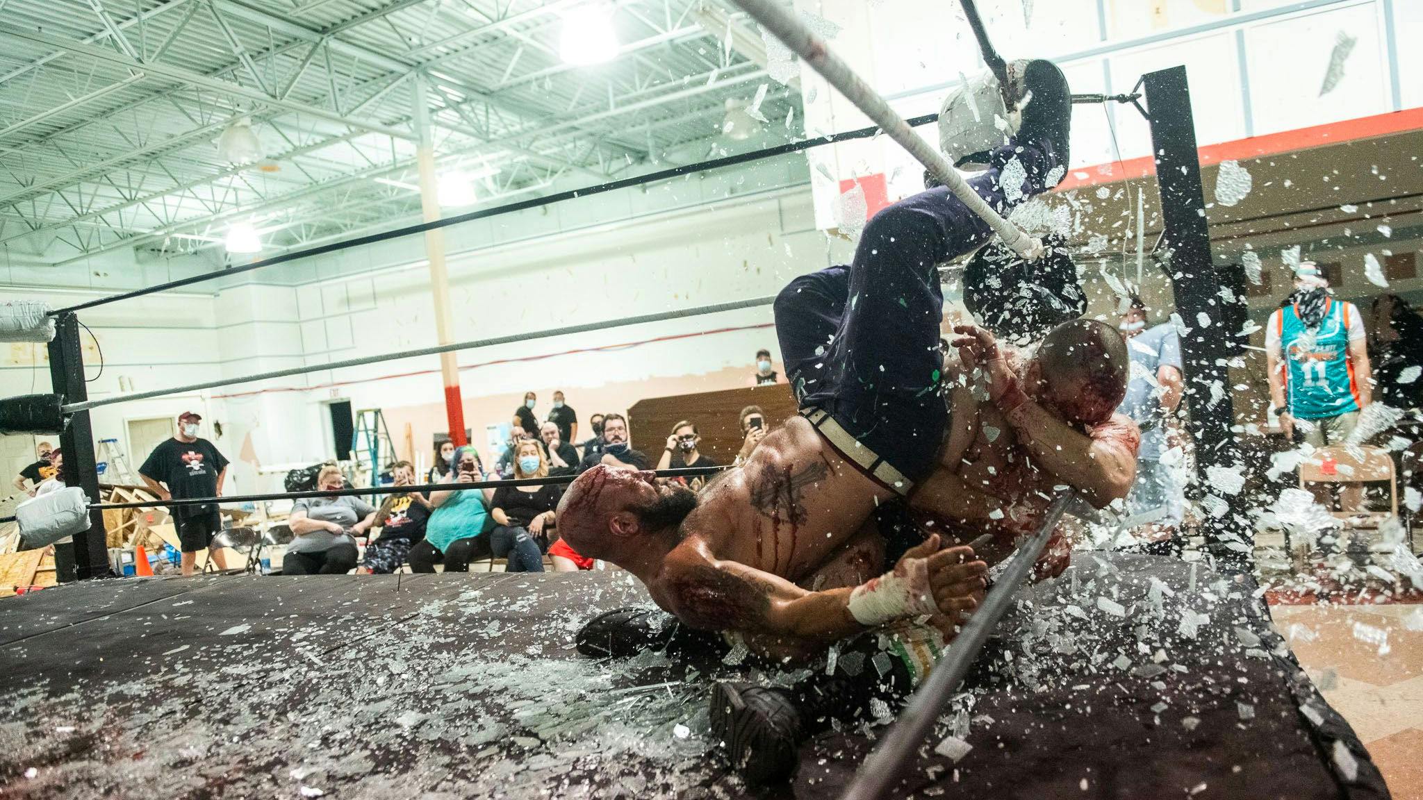 Blood, bruises and barbed wire: The beauty of deathmatch wrestling