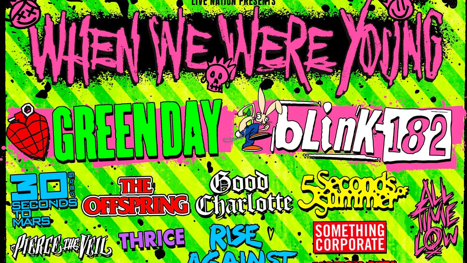 Green Day, blink-182, 30 Seconds To Mars and more for When We Were Young 2023