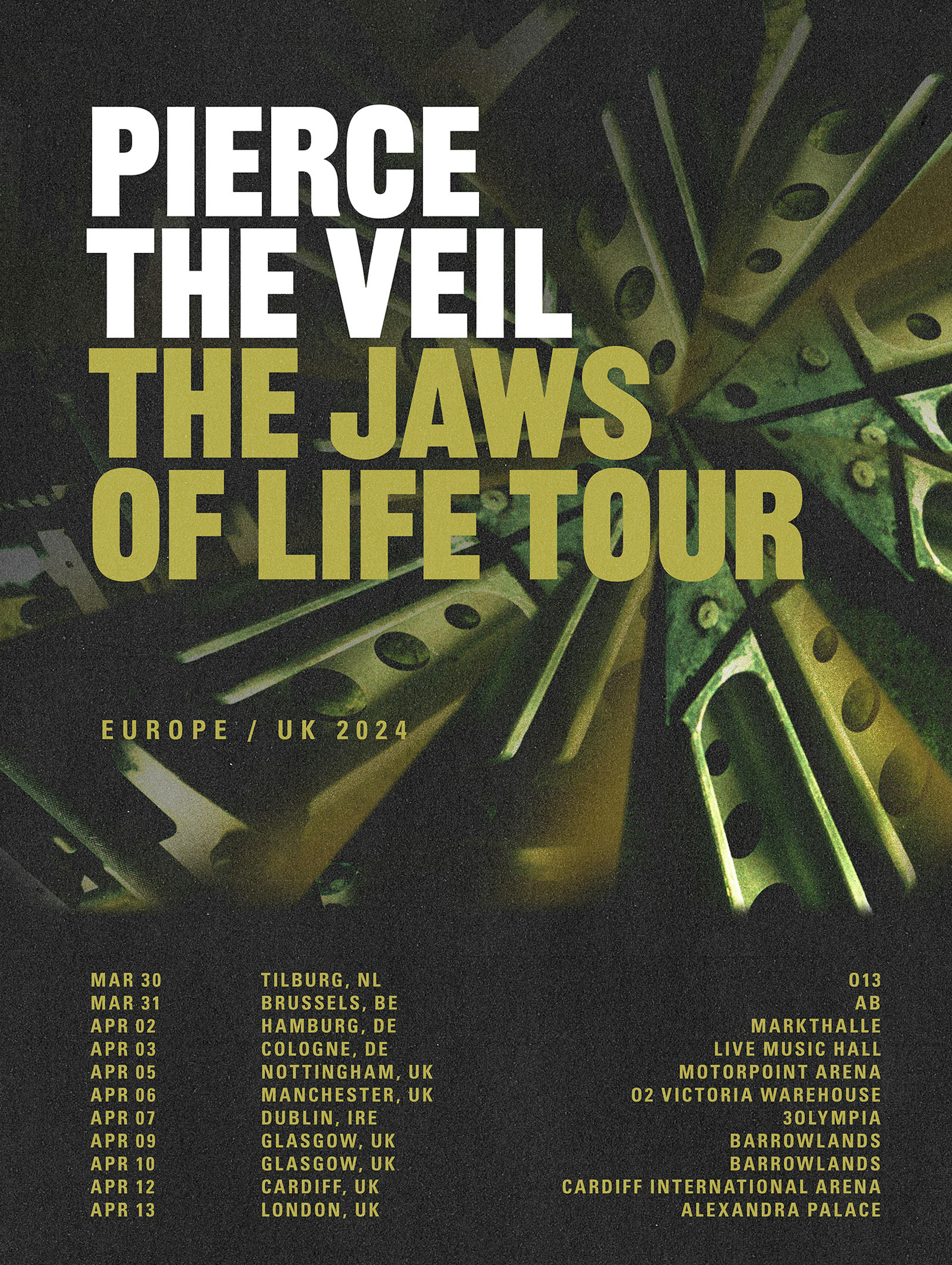 pierce the veil tour setlist