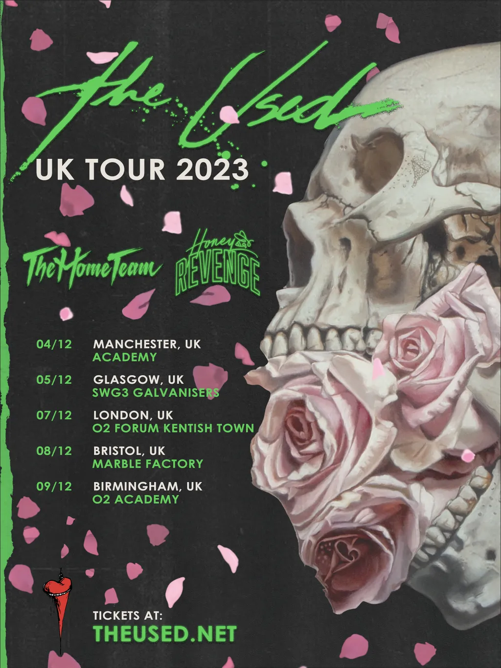 The Used UK Tour2023