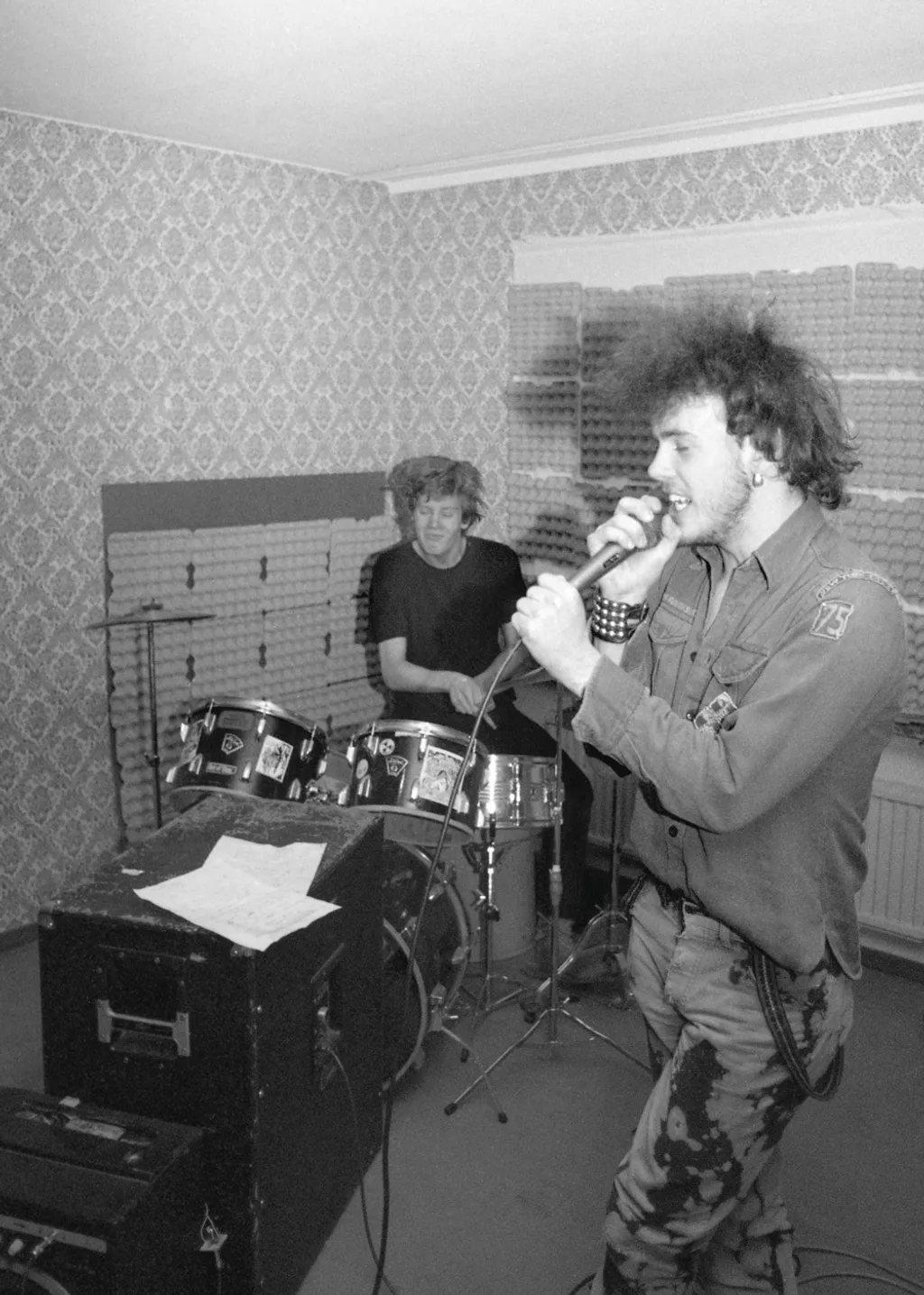 SOUND OF DISASTER live 1985 credit Patrik Jonsson