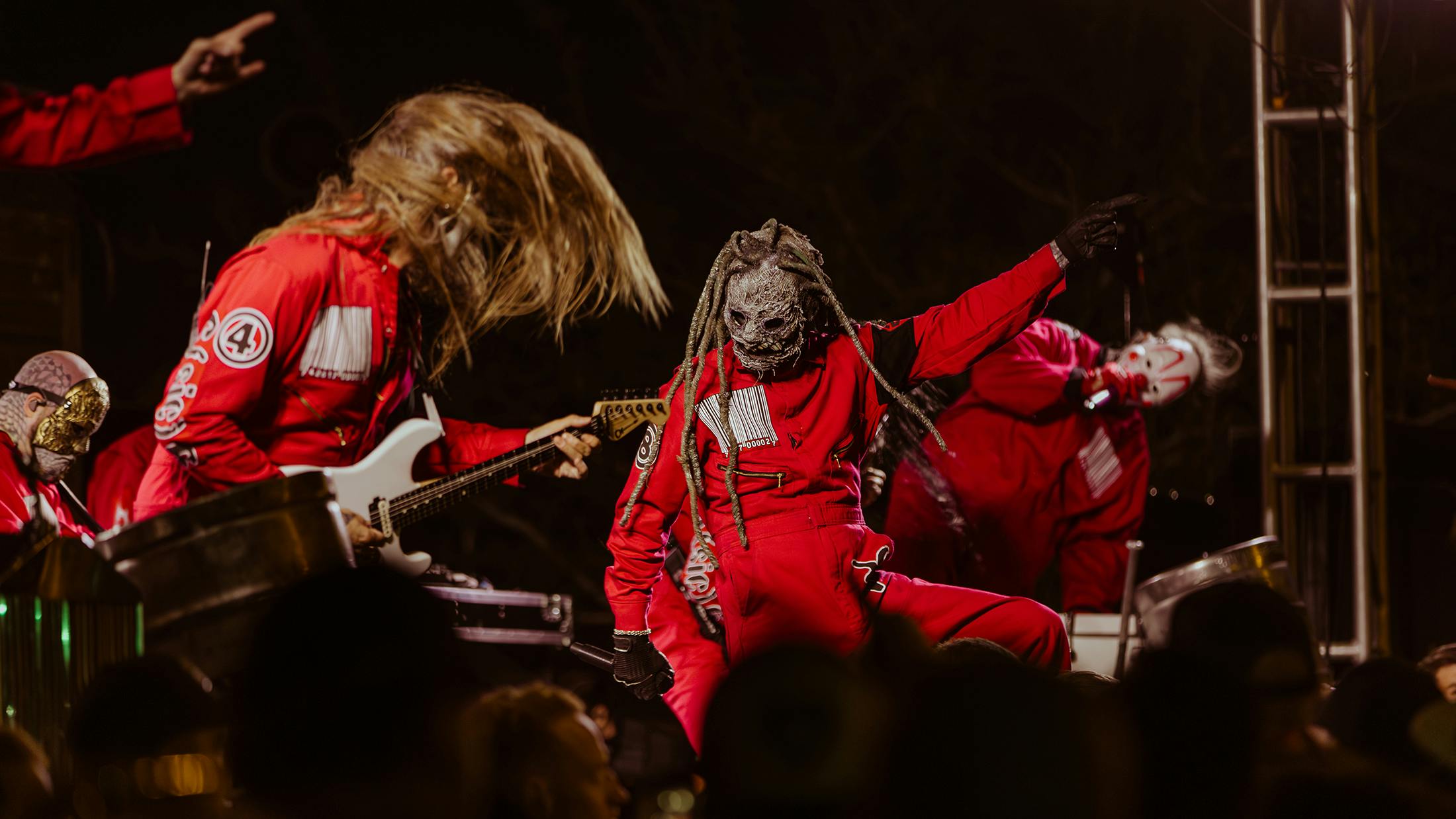 In pictures: Slipknot’s tiny secret show at a bar in California