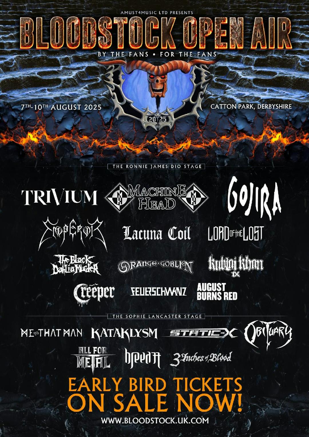 Gojira, Trivium and Machine Head to headline Bloodstock… Kerrang!