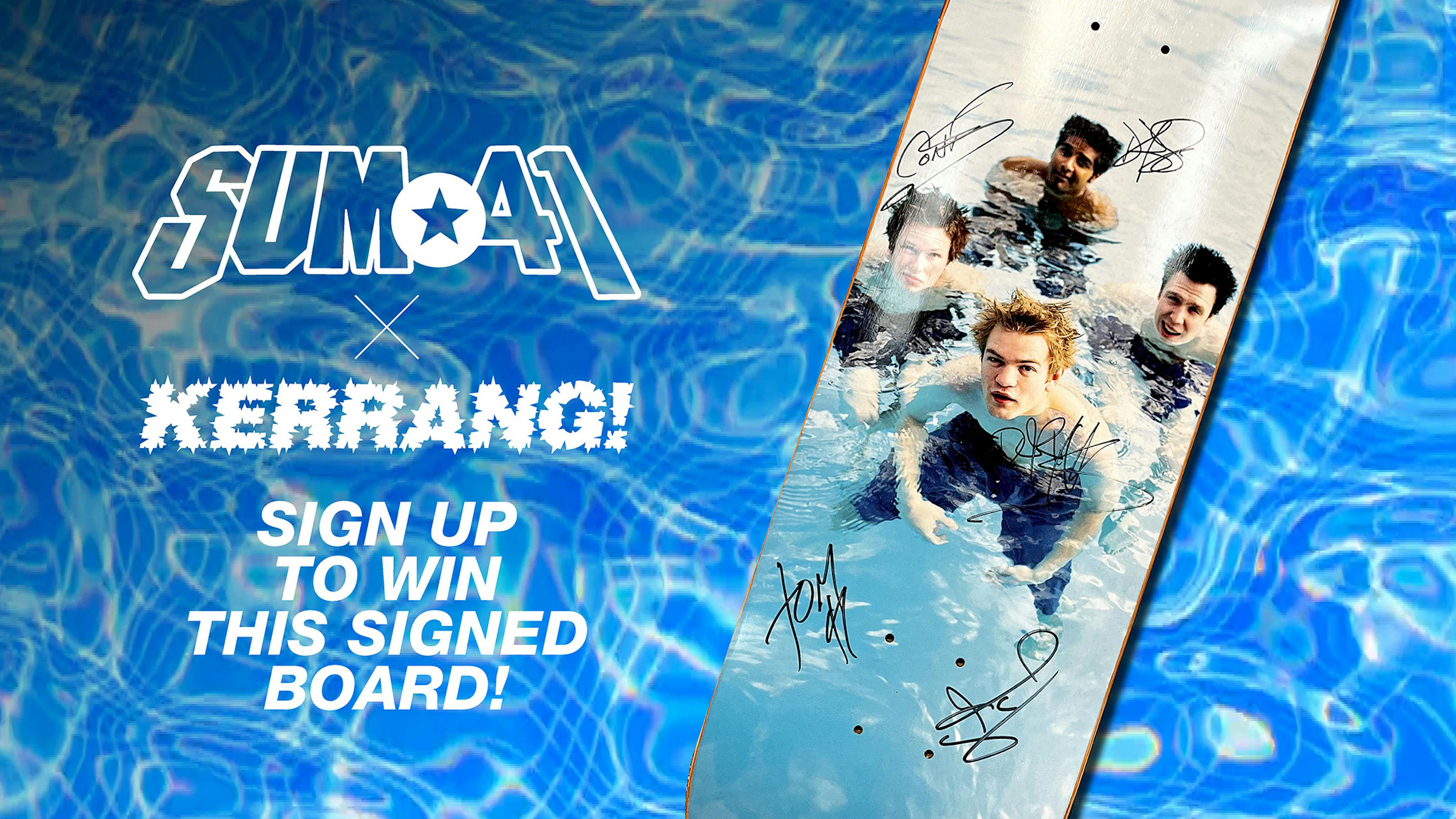 Win a signed Sum 41 x Kerrang! skate deck